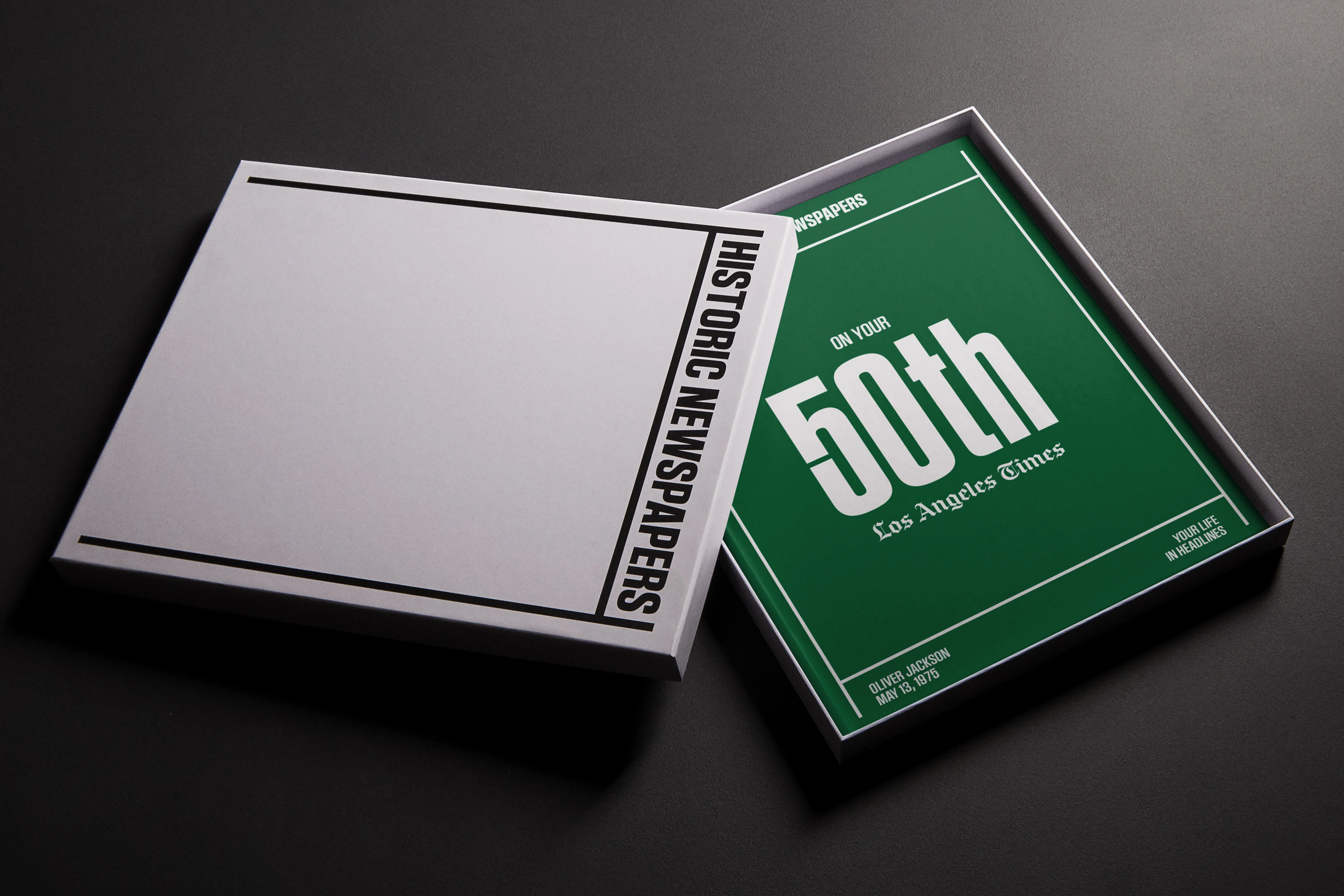 50th Milestone Birthday Newspaper Book Los Angeles Times Edition - Image 3