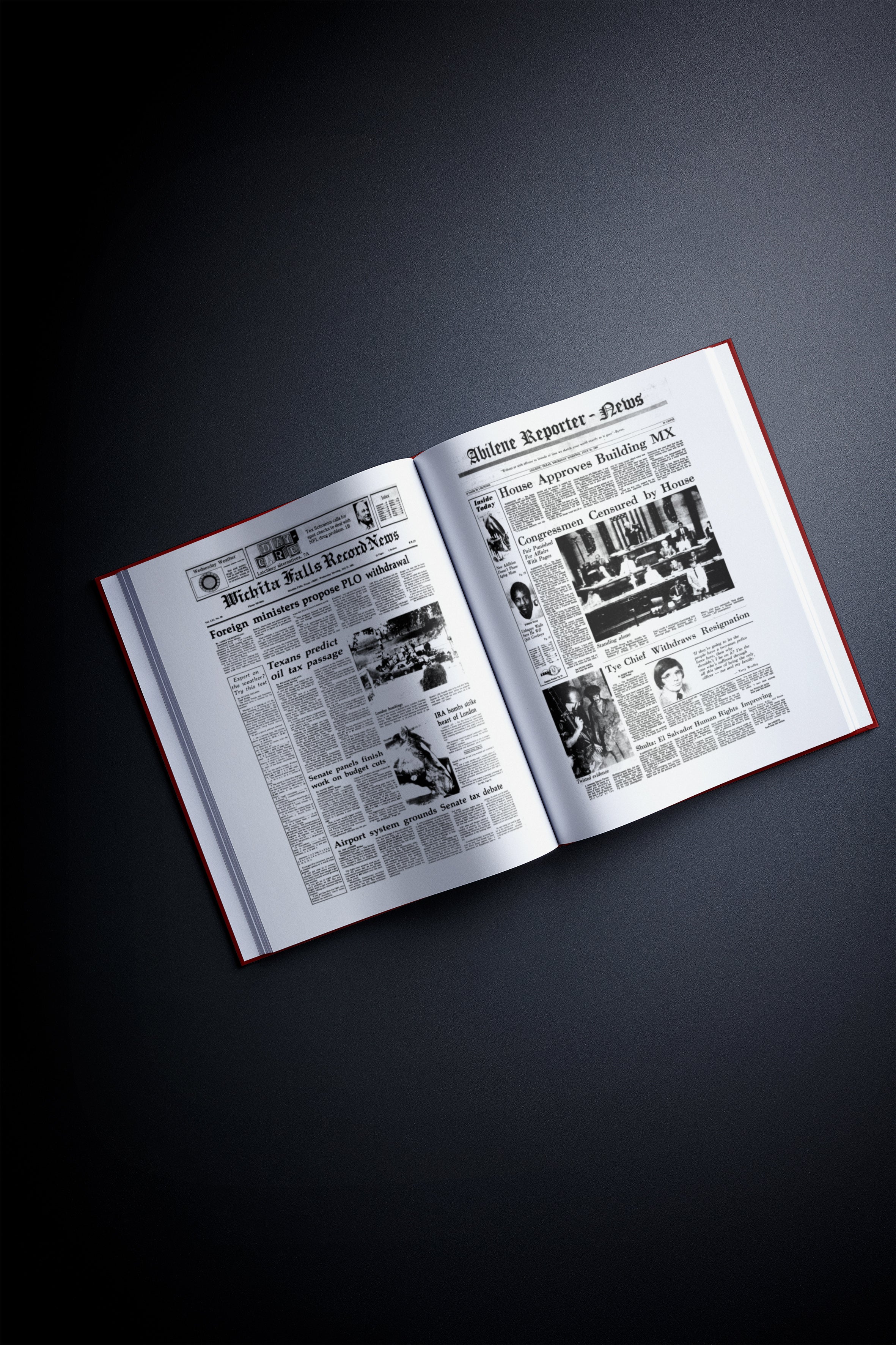 60th Milestone Birthday Newspaper Book Texas Edition - Image 2