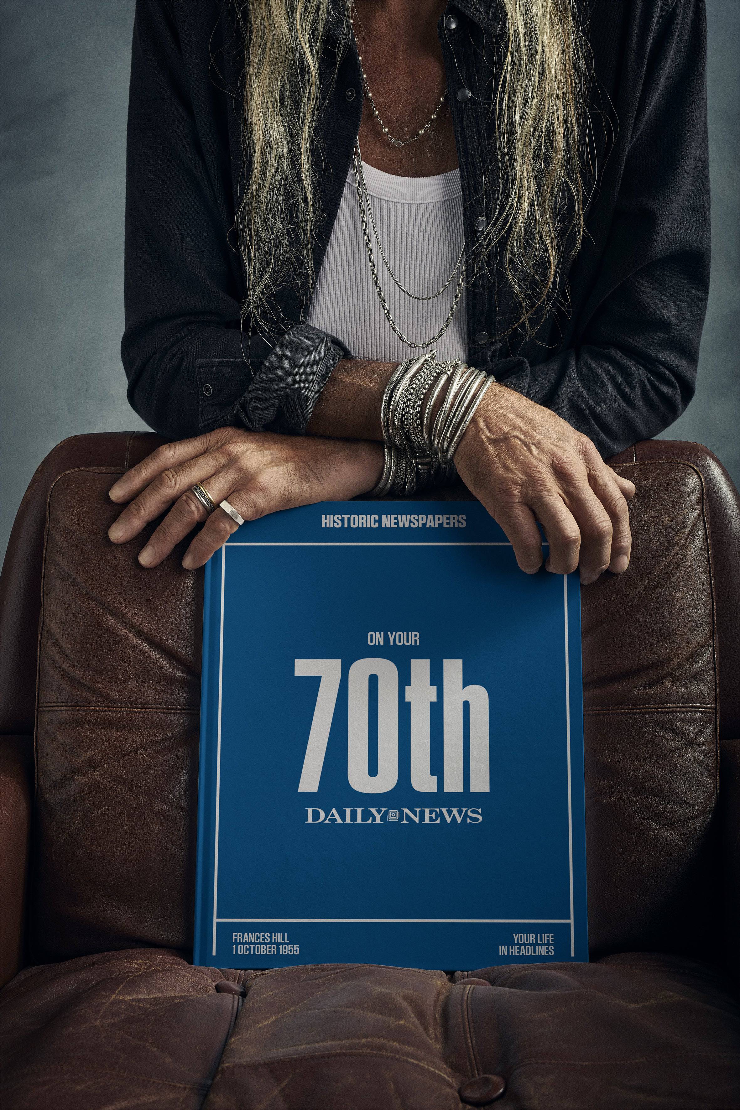 70th Milestone Birthday Newspaper Book New York Daily News Edition - Image 4
