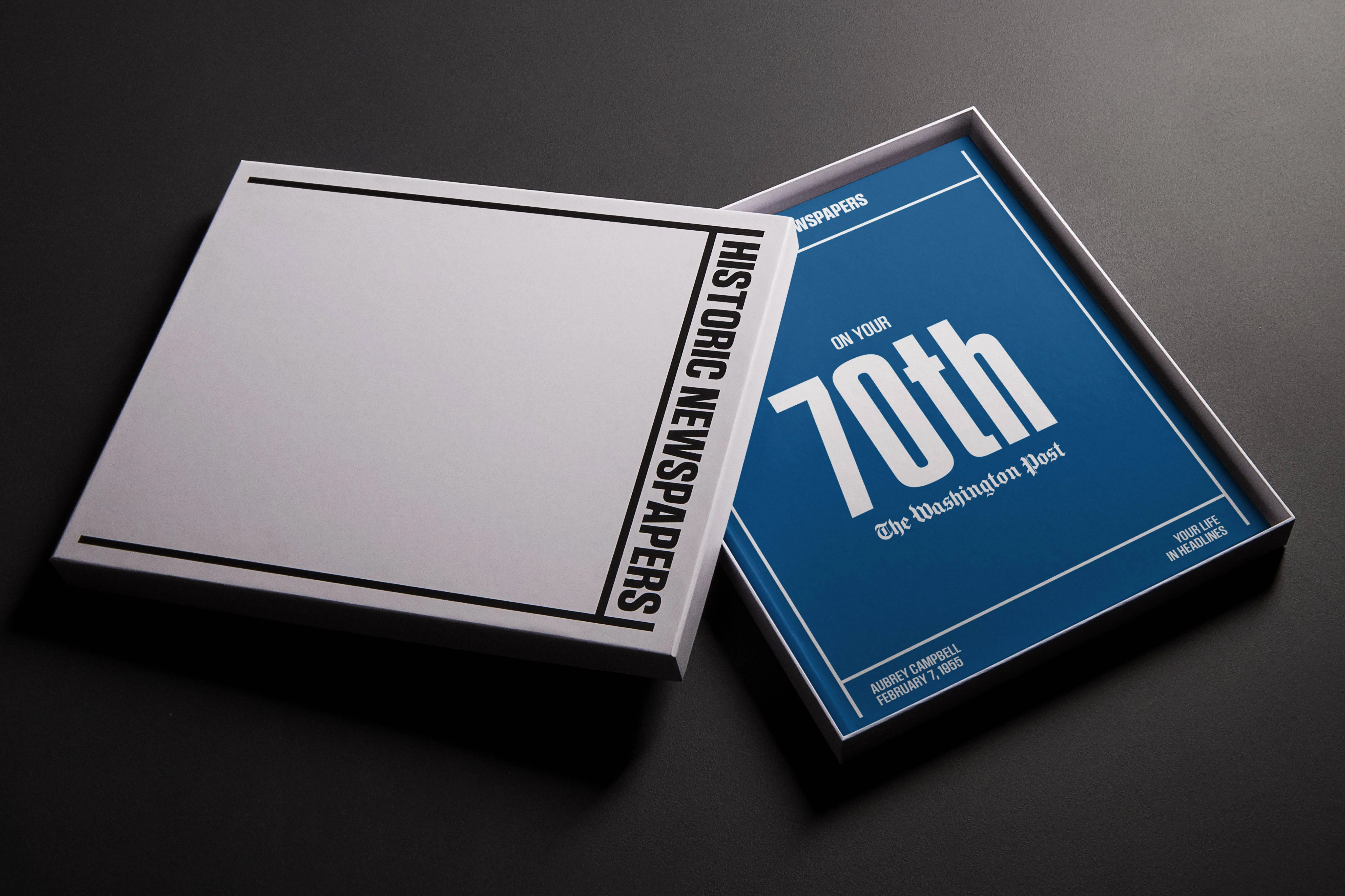70th Milestone Birthday Newspaper Book Washington Post Edition - Image 3