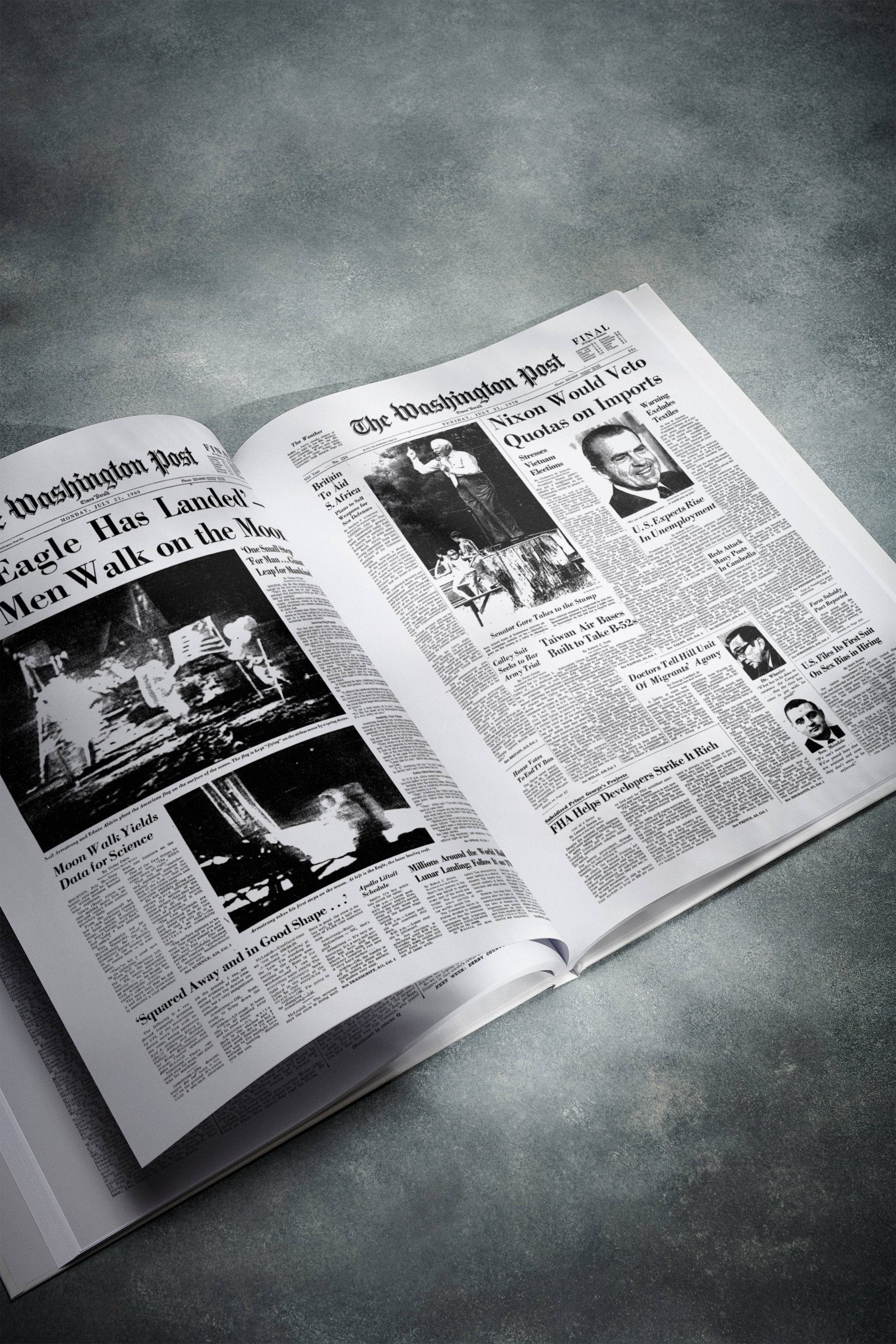 70th Milestone Birthday Newspaper Book Washington Post Edition - Image 7