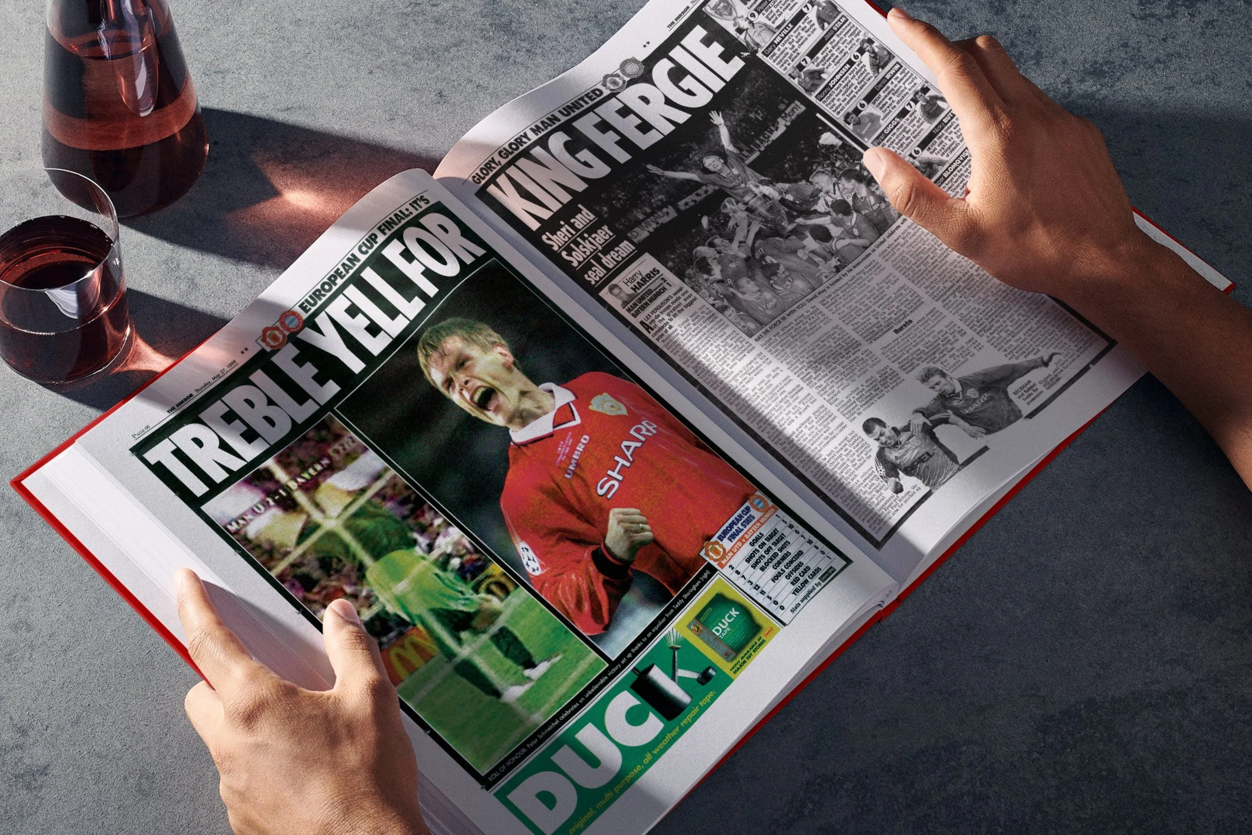 Manchester United The Treble Winners Book - Image 2