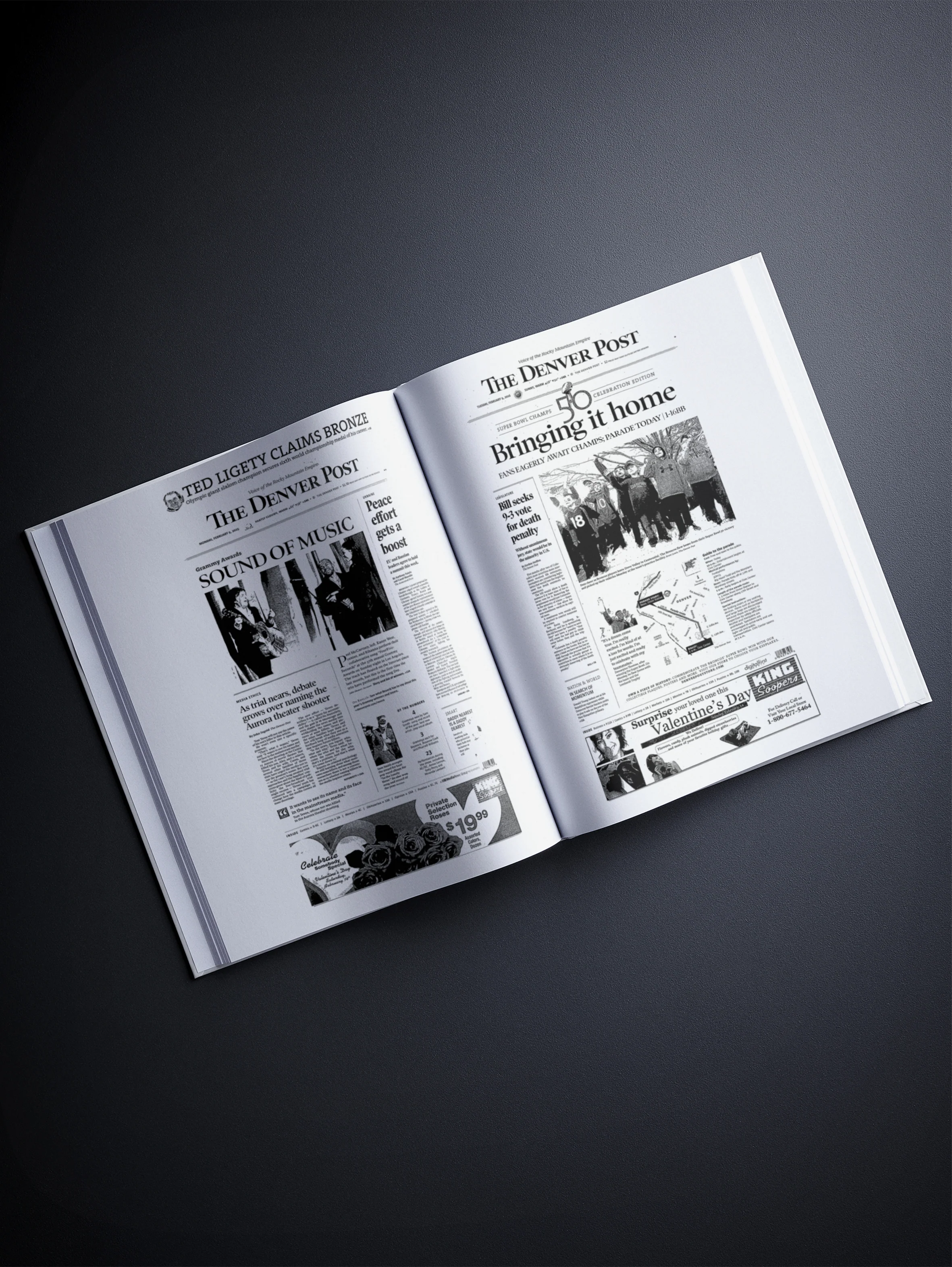 Personalized Birthday Newspaper Book Denver Post Edition - Image 7