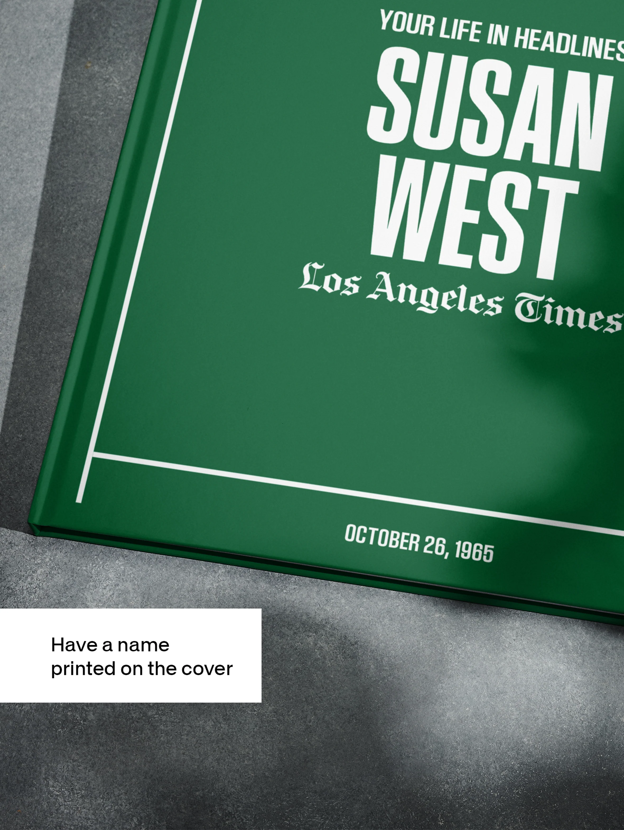 Personalized Birthday Newspaper Book Los Angeles Times Edition - Image 5