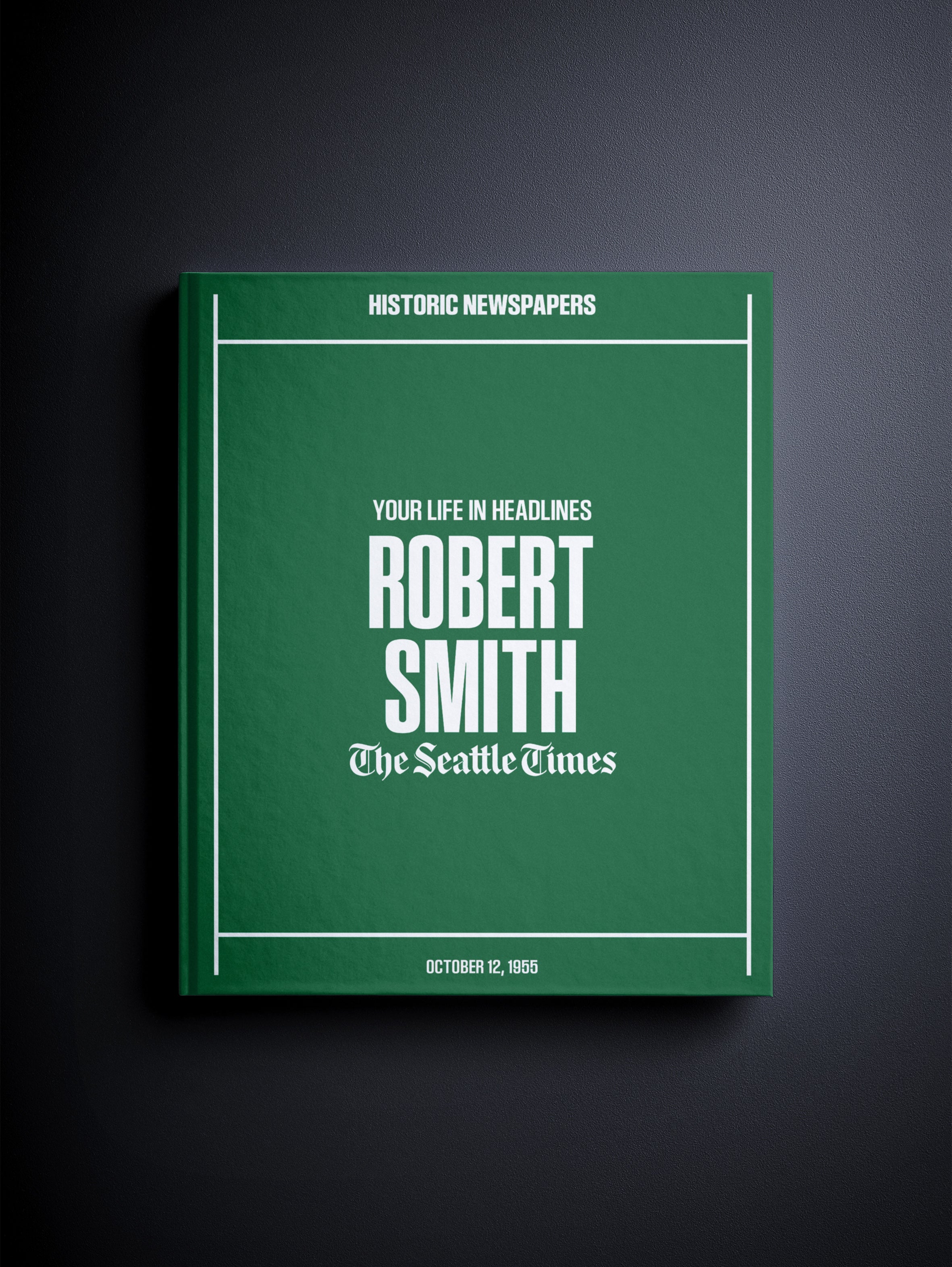 Personalized Birthday Newspaper Book Seattle Times Edition - Image 3