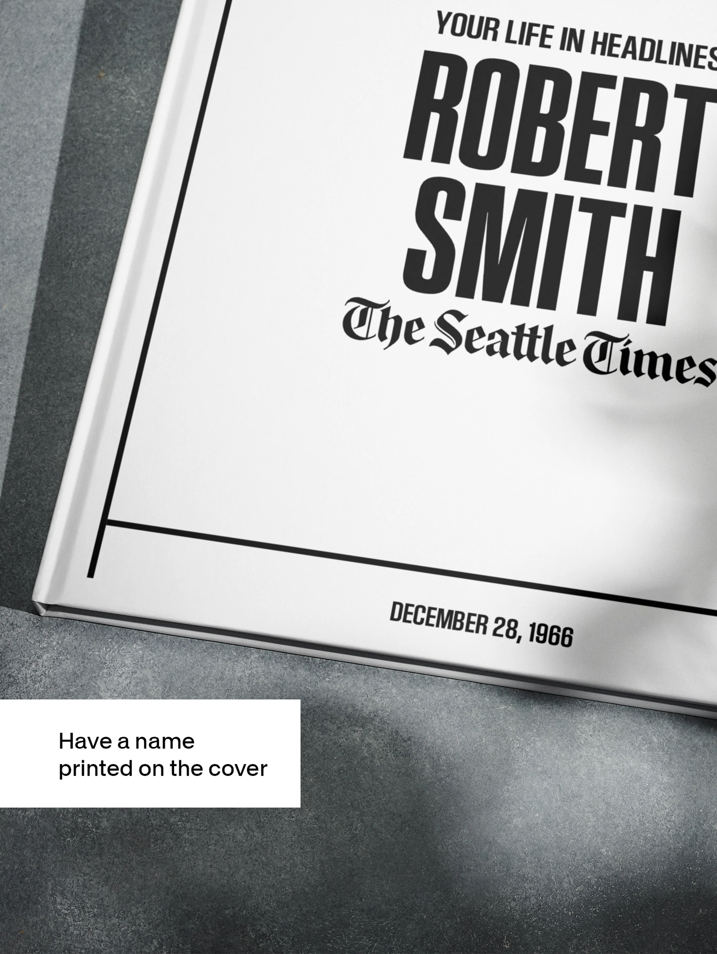 Personalized Birthday Newspaper Book Seattle Times Edition - Image 6