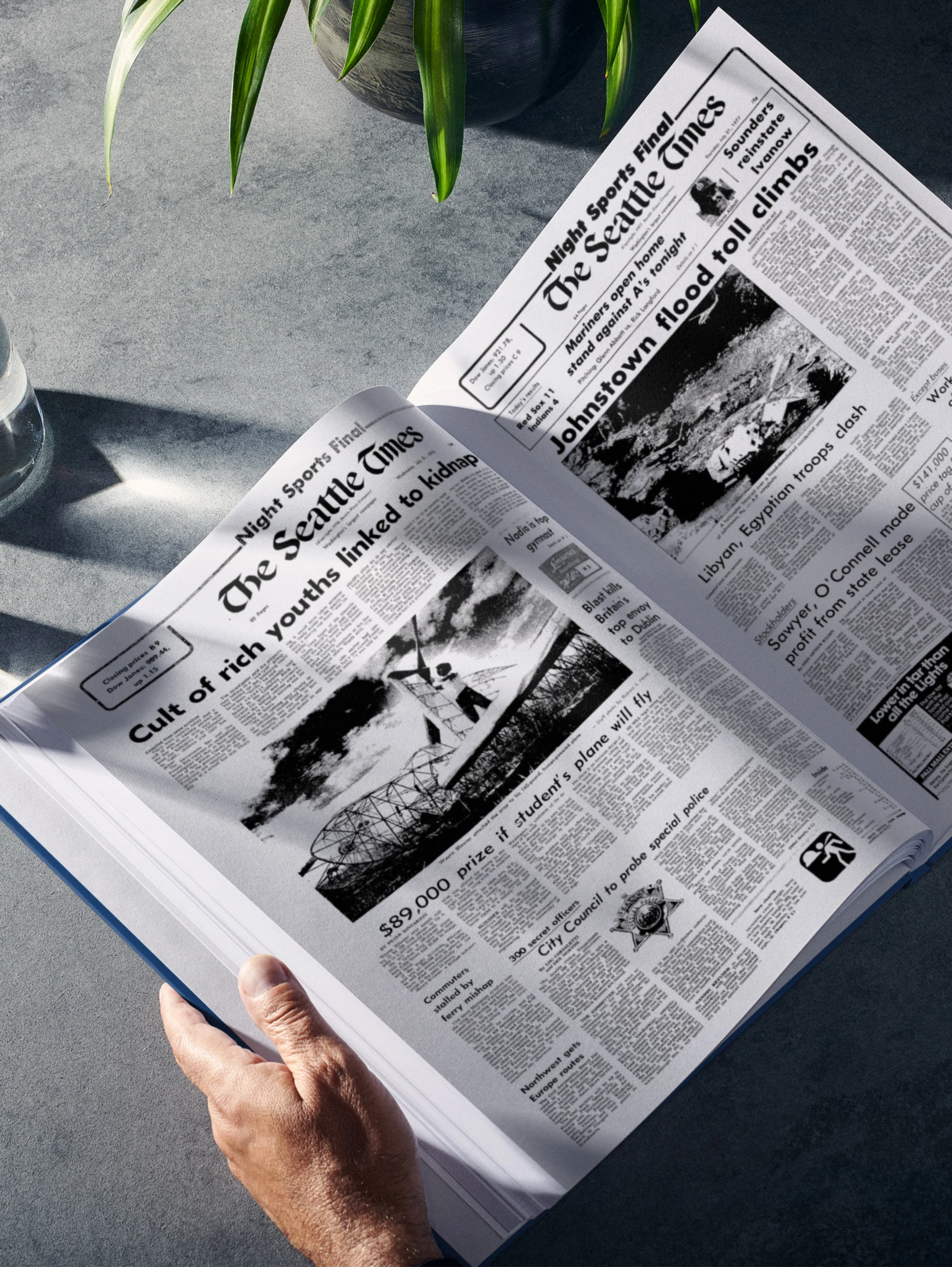 Personalized Birthday Newspaper Book Seattle Times Edition - Image 7