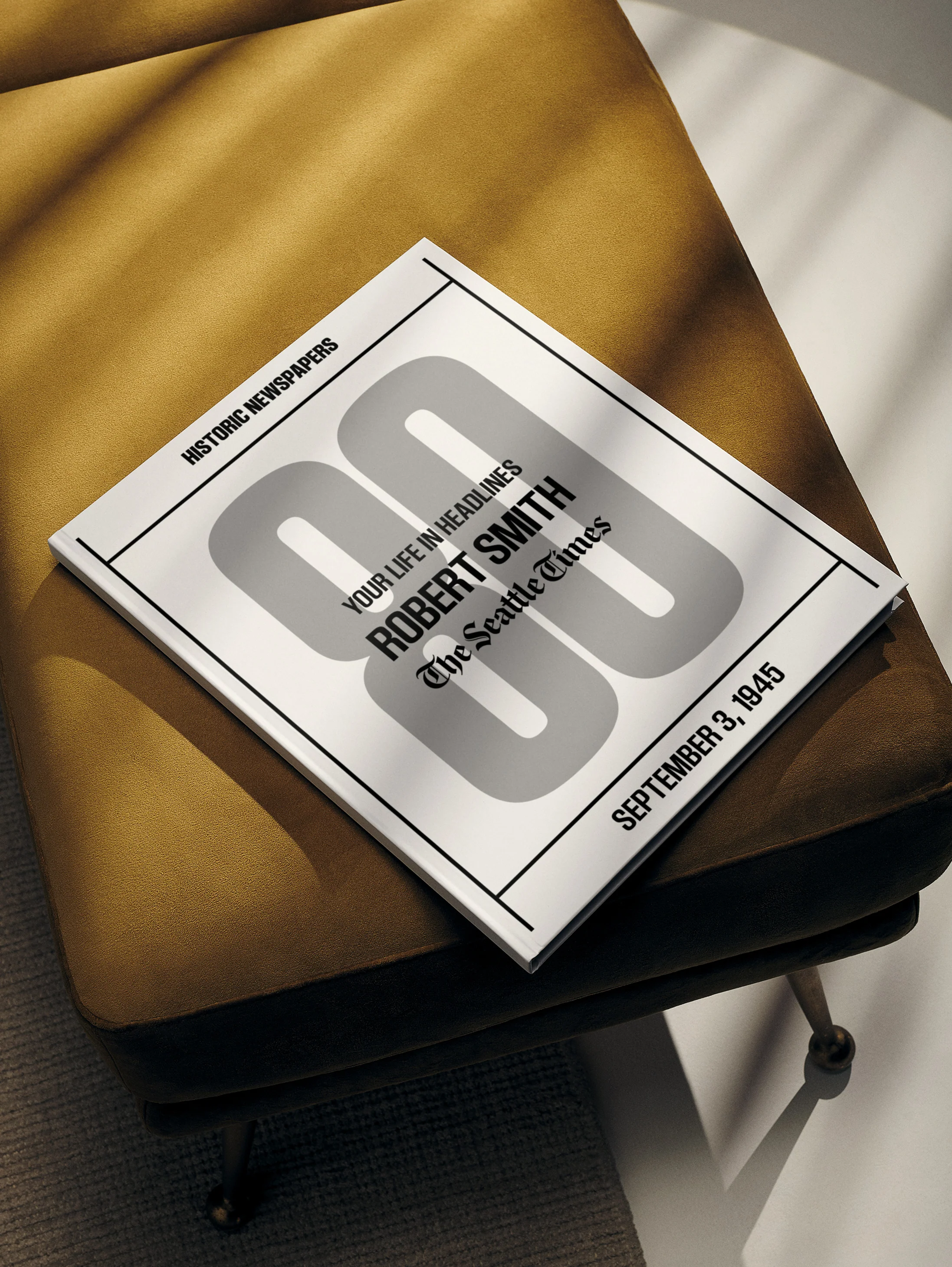 Personalized Birthday Newspaper Book Seattle Times Edition - Image 8