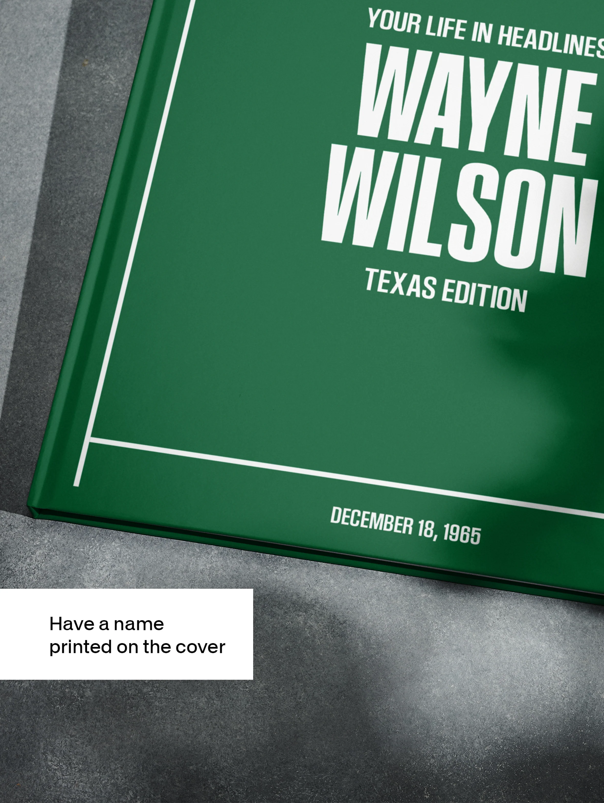 Personalized Birthday Newspaper Book Texas Edition - Image 3
