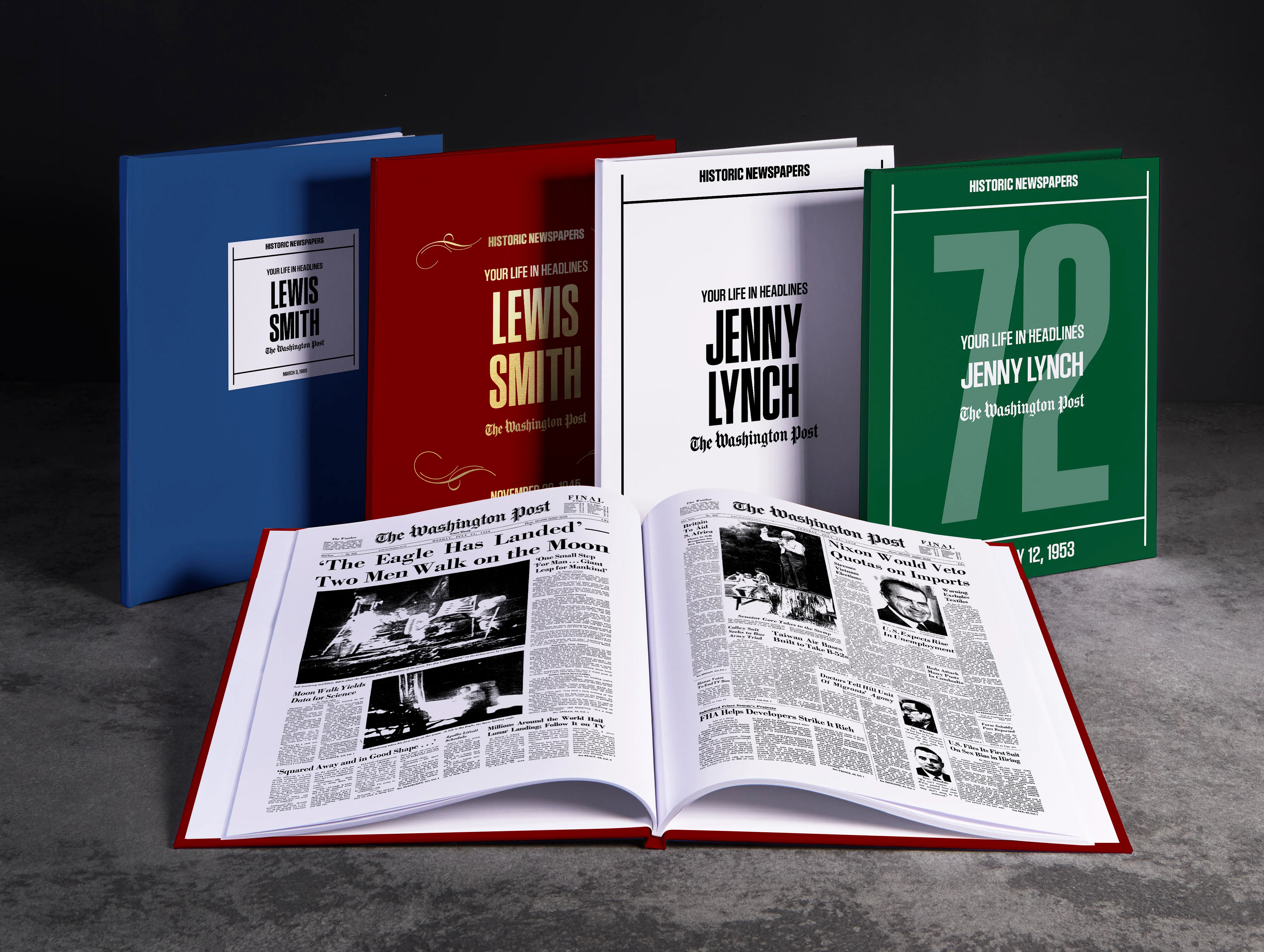 Personalized Birthday Newspaper Book Washington Post Edition - Image 2