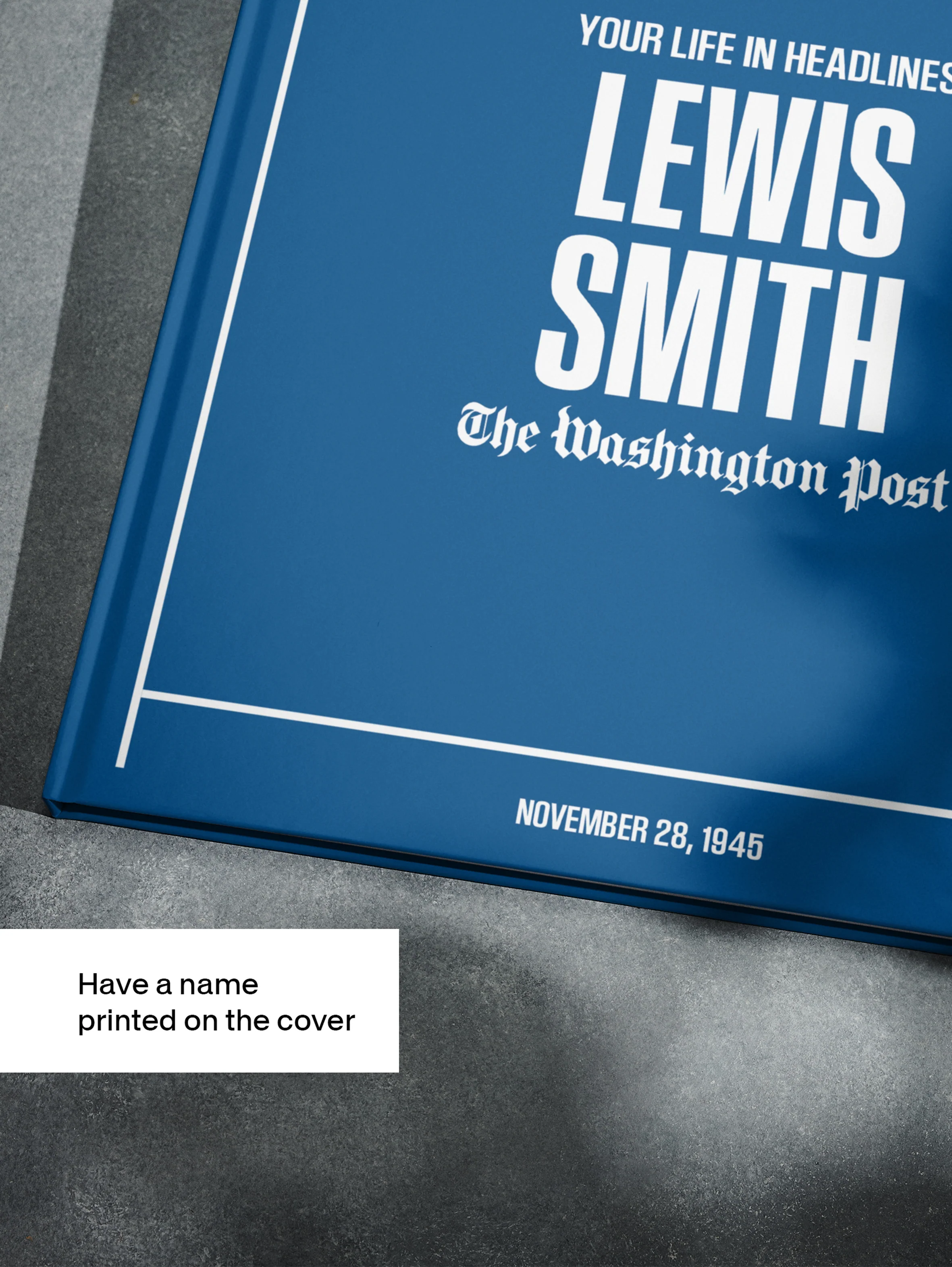 Personalized Birthday Newspaper Book Washington Post Edition - Image 6