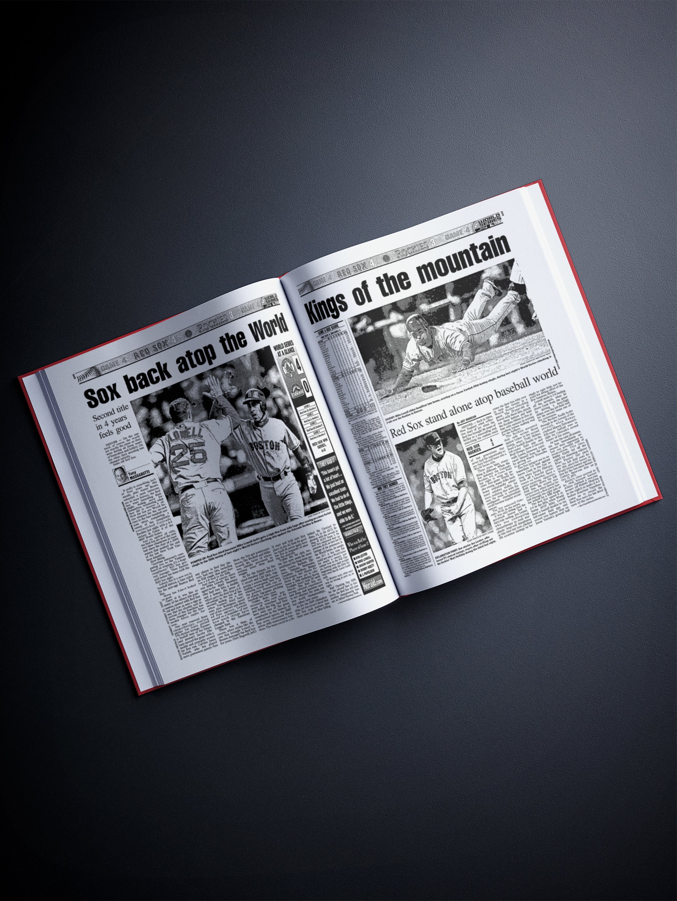 The Baseball History of Boston Red Sox Boston Herald Edition - Image 3