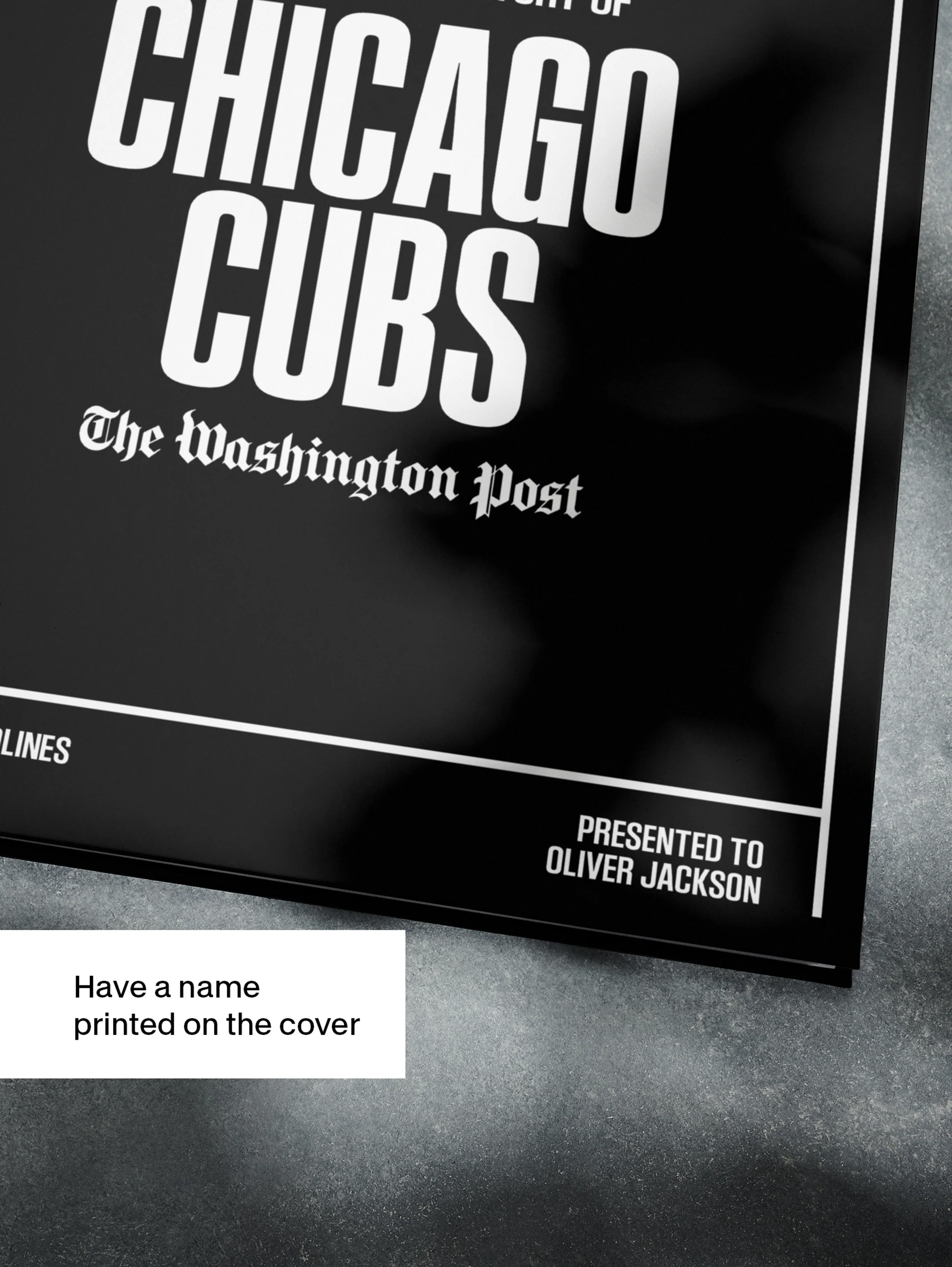 The Baseball History of Chicago Cubs Washington Post Edition - Image 4