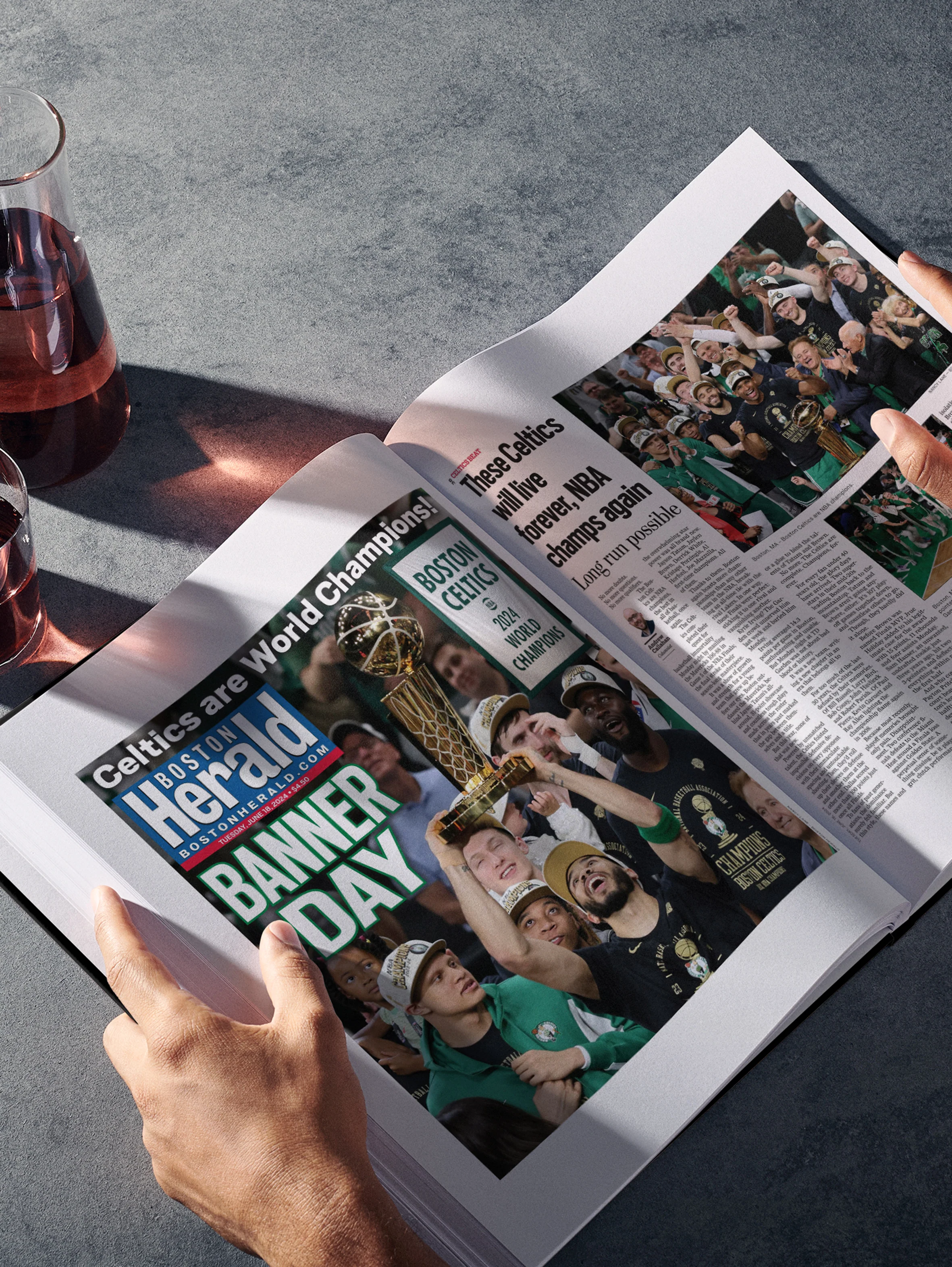 The Basketball History of Boston Celtics Boston Herald Edition - Image 4