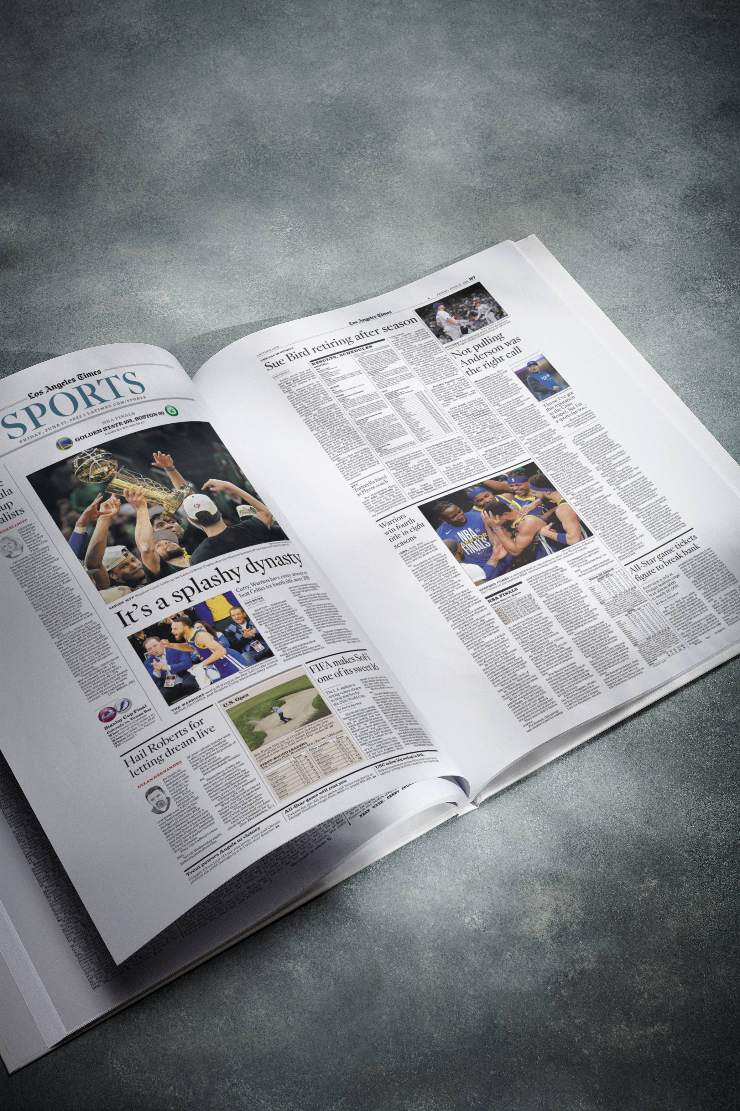 The Basketball History of Golden State Warriors Los Angeles Times Edition - Image 2