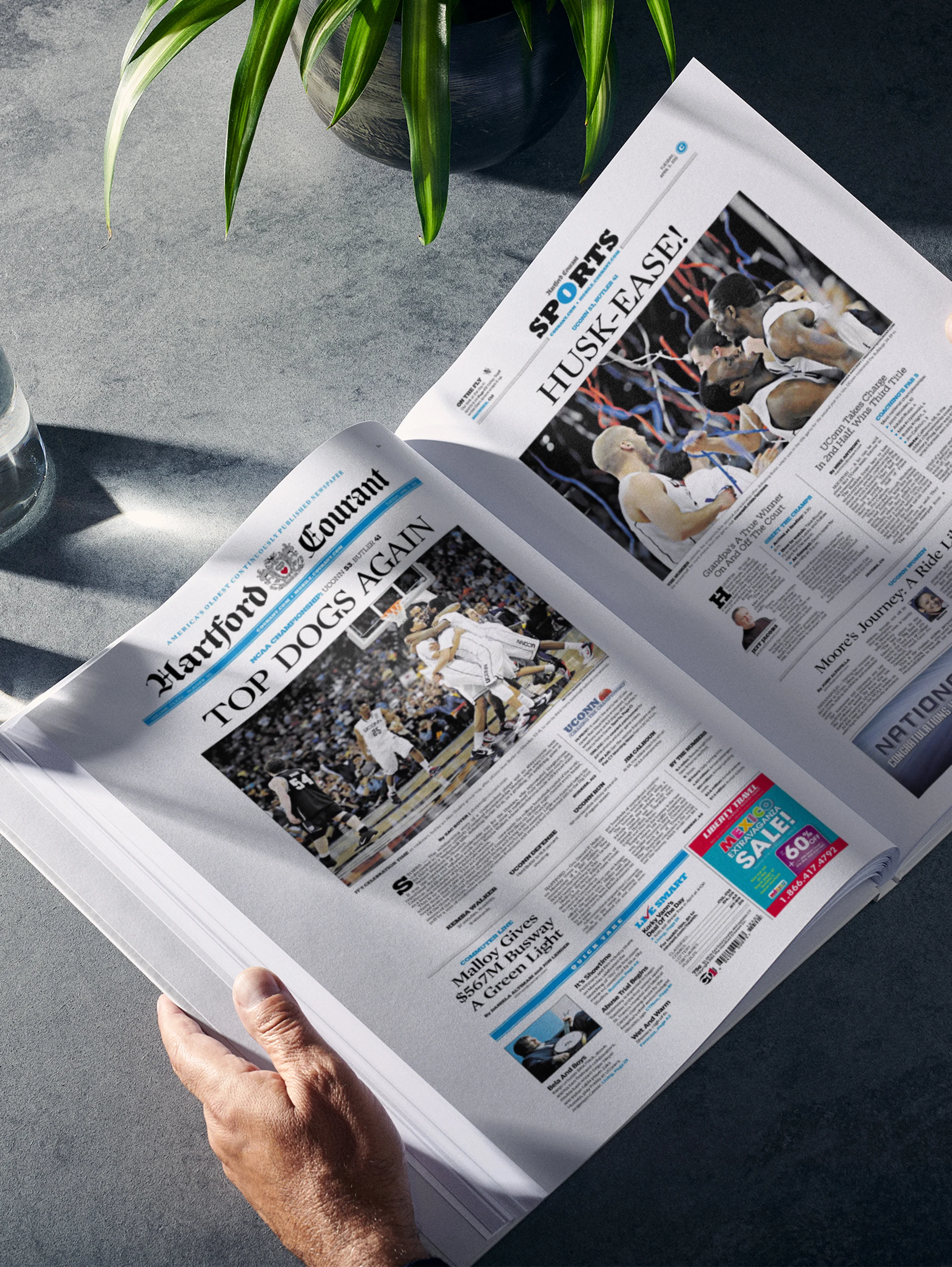The College Basketball History of UConn Huskies Men Hartford Courant Edition - Image 4