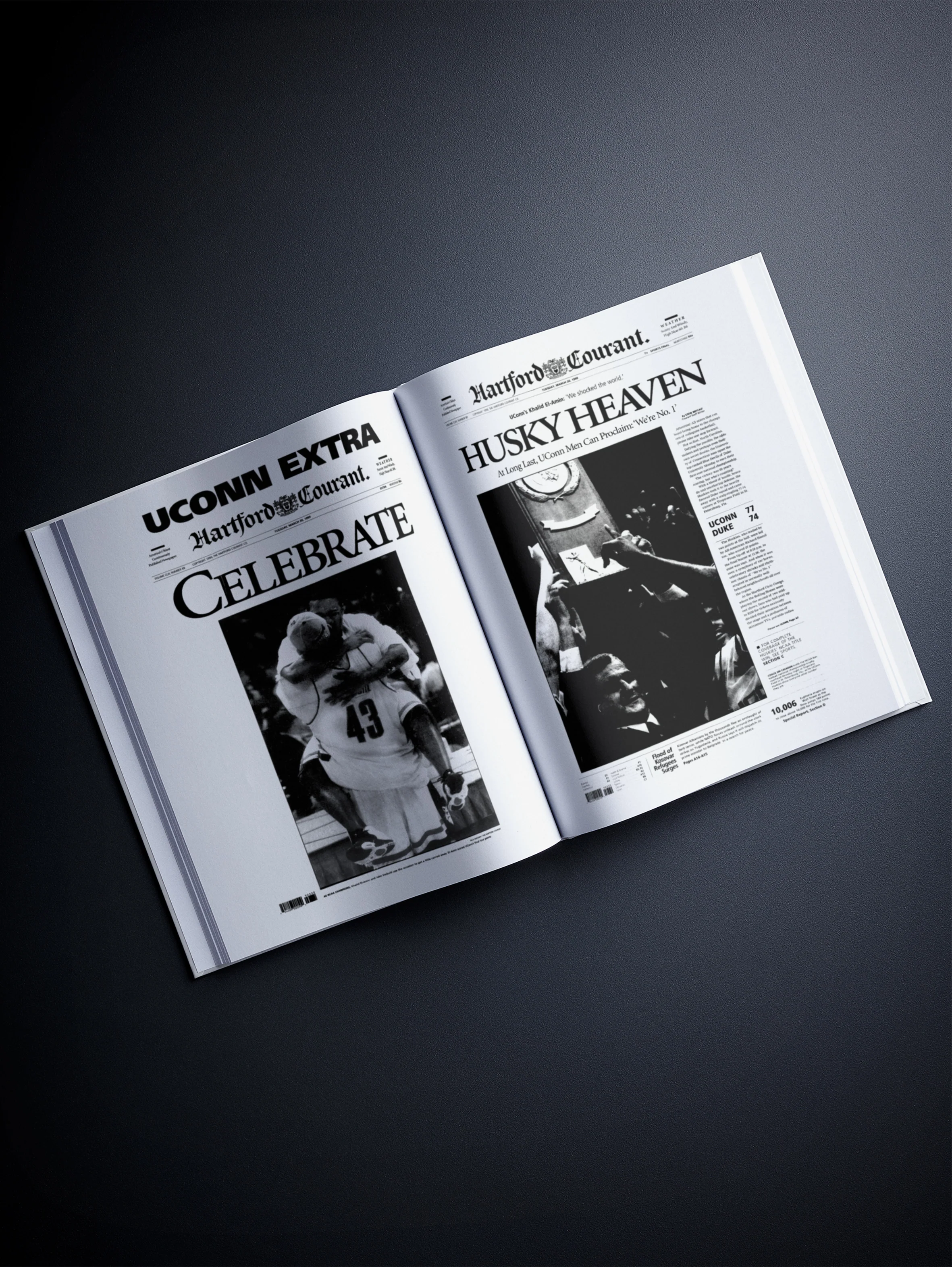 The College Basketball History of UConn Huskies Men Hartford Courant Edition - Image 7
