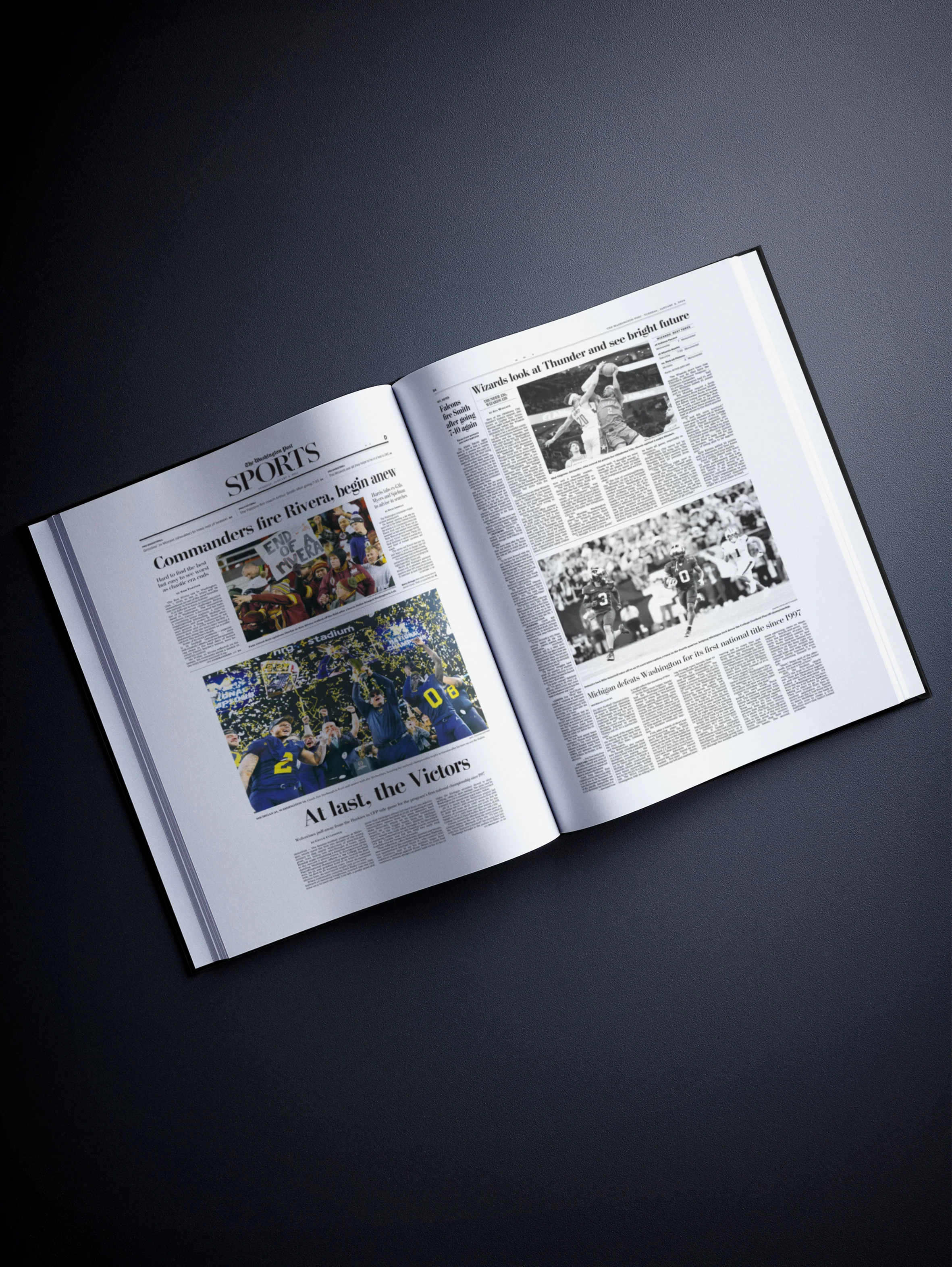 The College Football History of Michigan Wolverines Washington Post Edition - Image 8