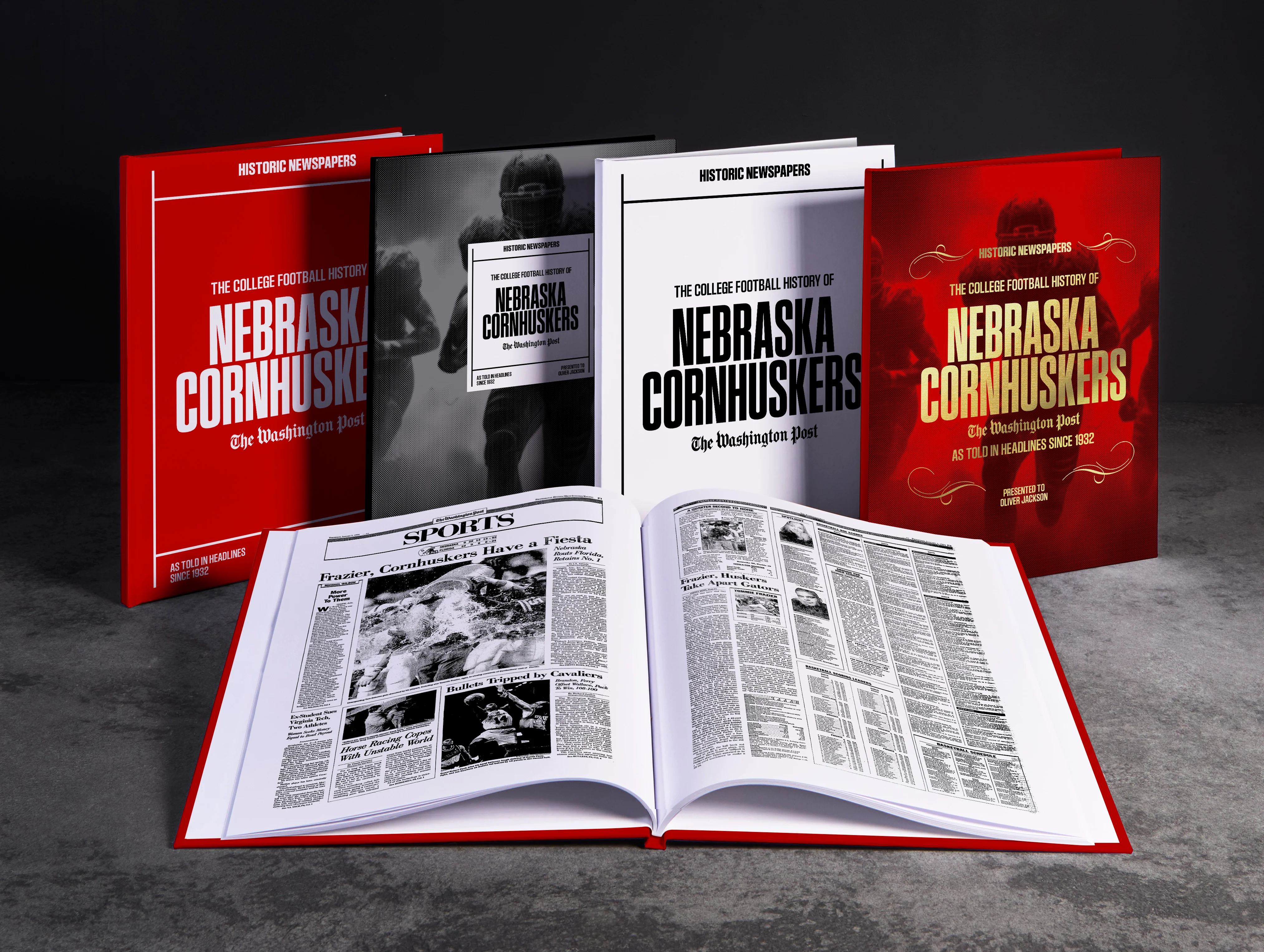 The College Football History of Nebraska Cornhuskers Washington Post Edition - Image 2