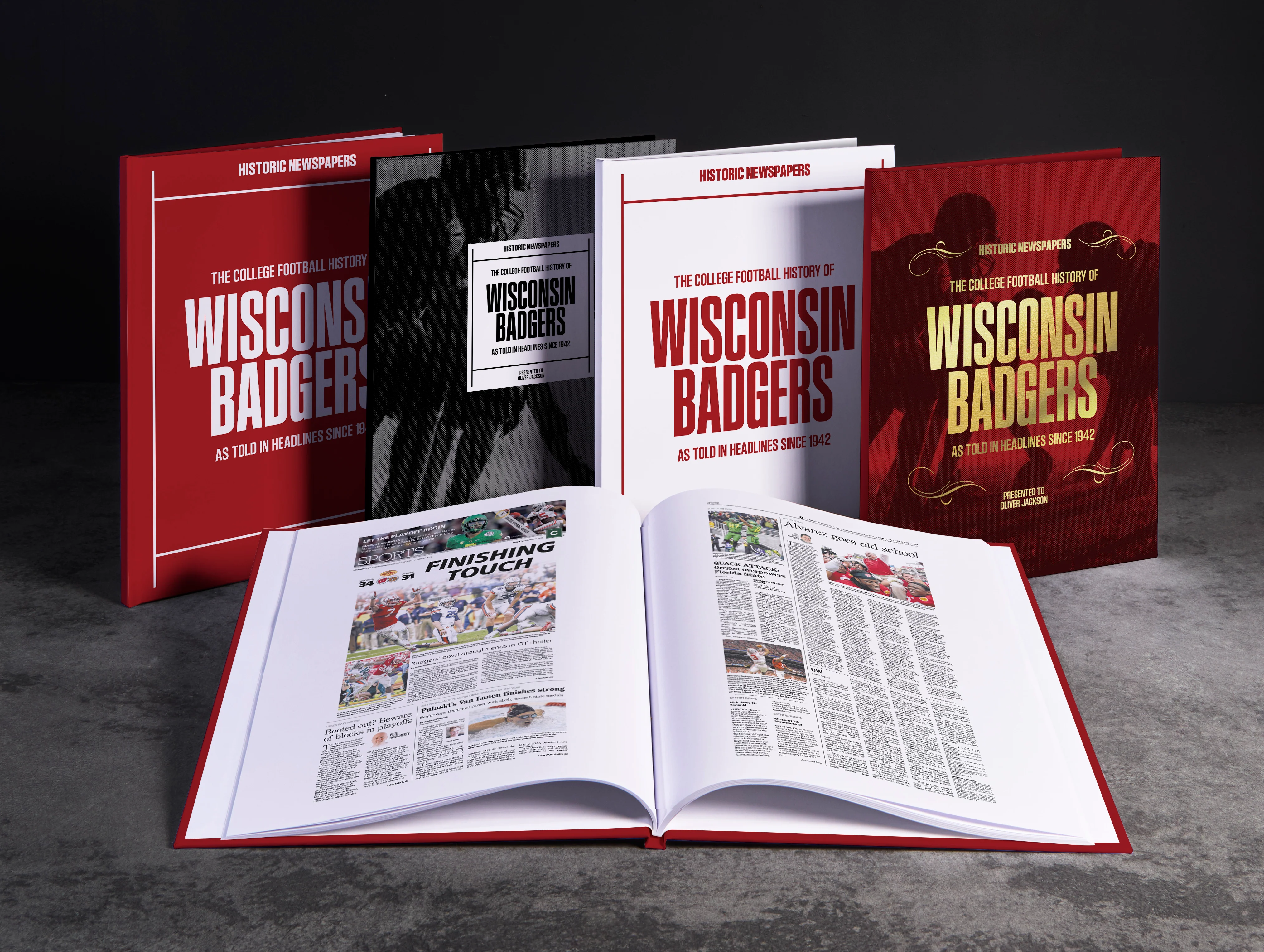 The College Football History of Wisconsin Badgers Book - Image 2
