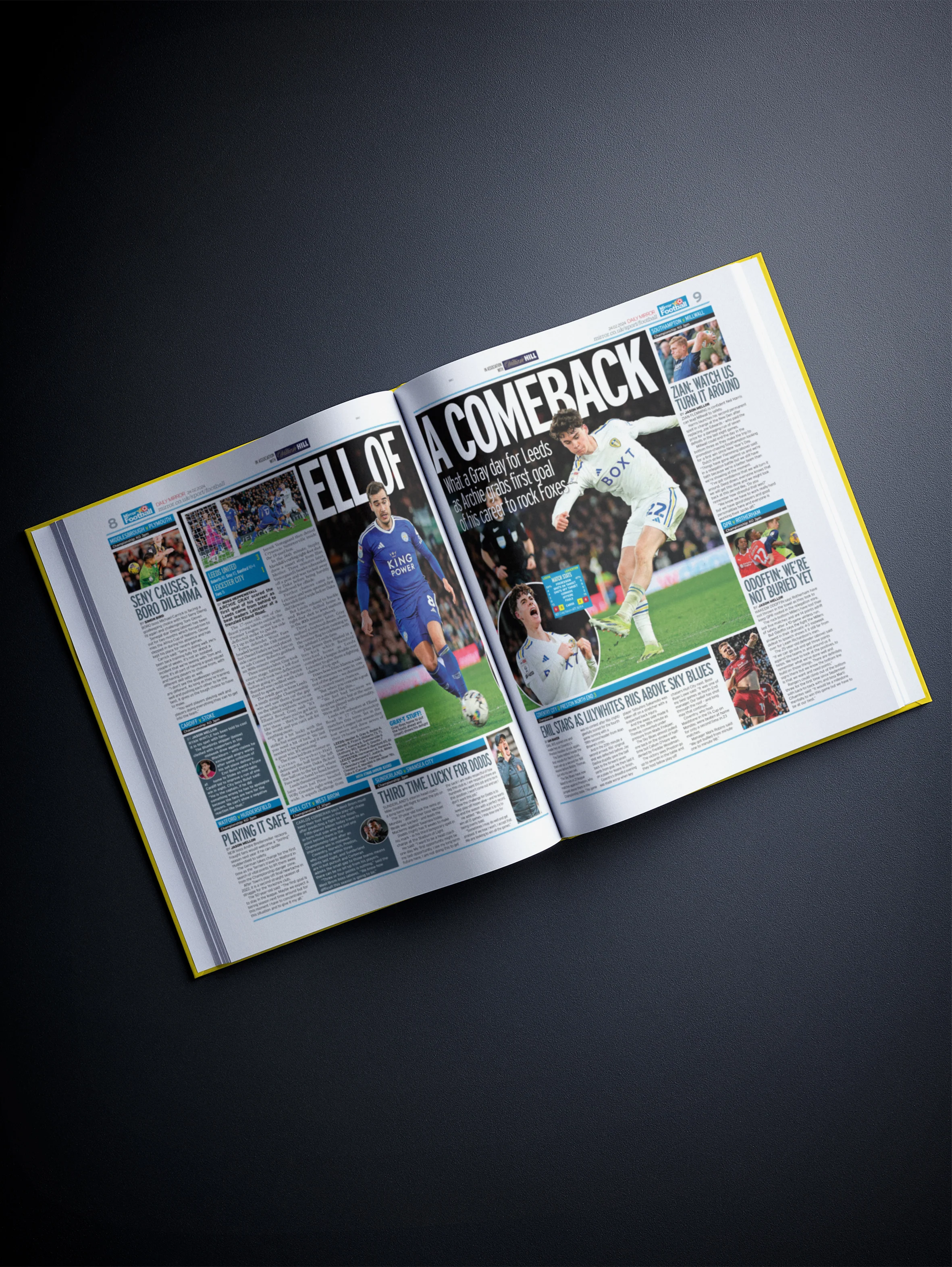 The Football History of Leeds United Book - Image 7