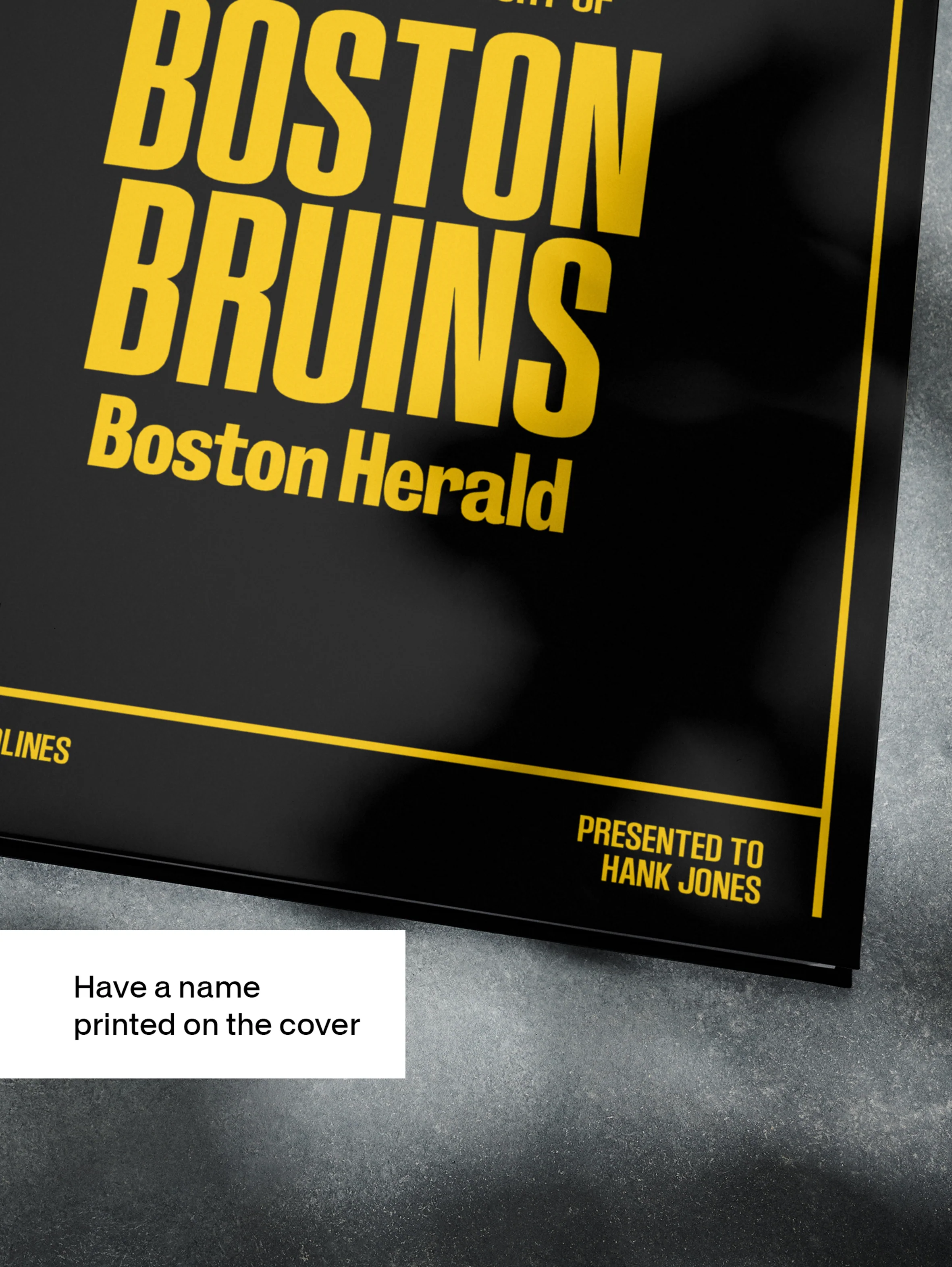 The Hockey History of Boston Bruins Boston Herald Edition - Image 5