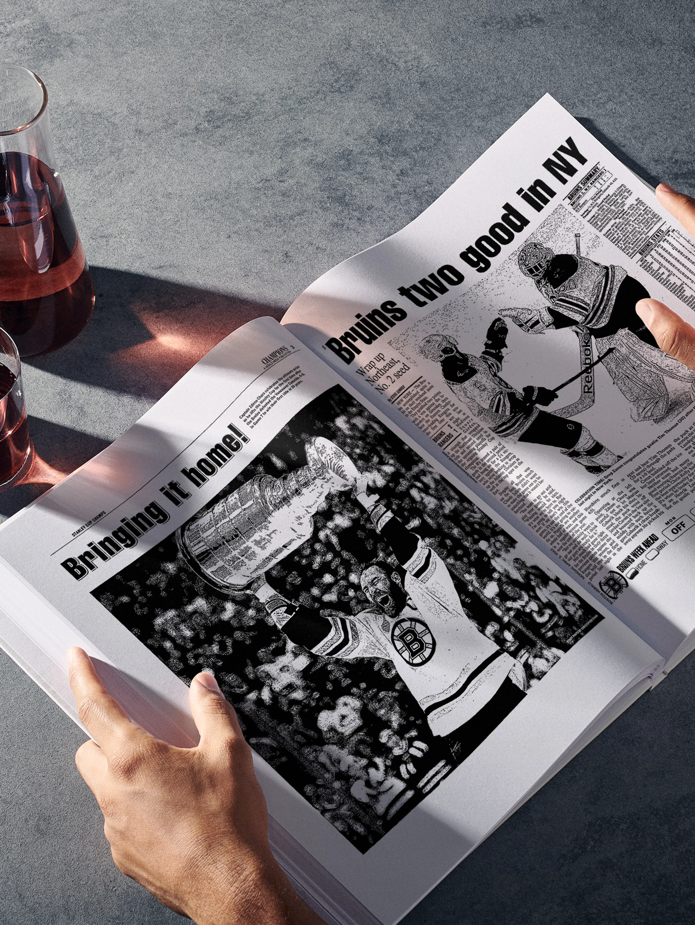 The Hockey History of Boston Bruins Boston Herald Edition - Image 7