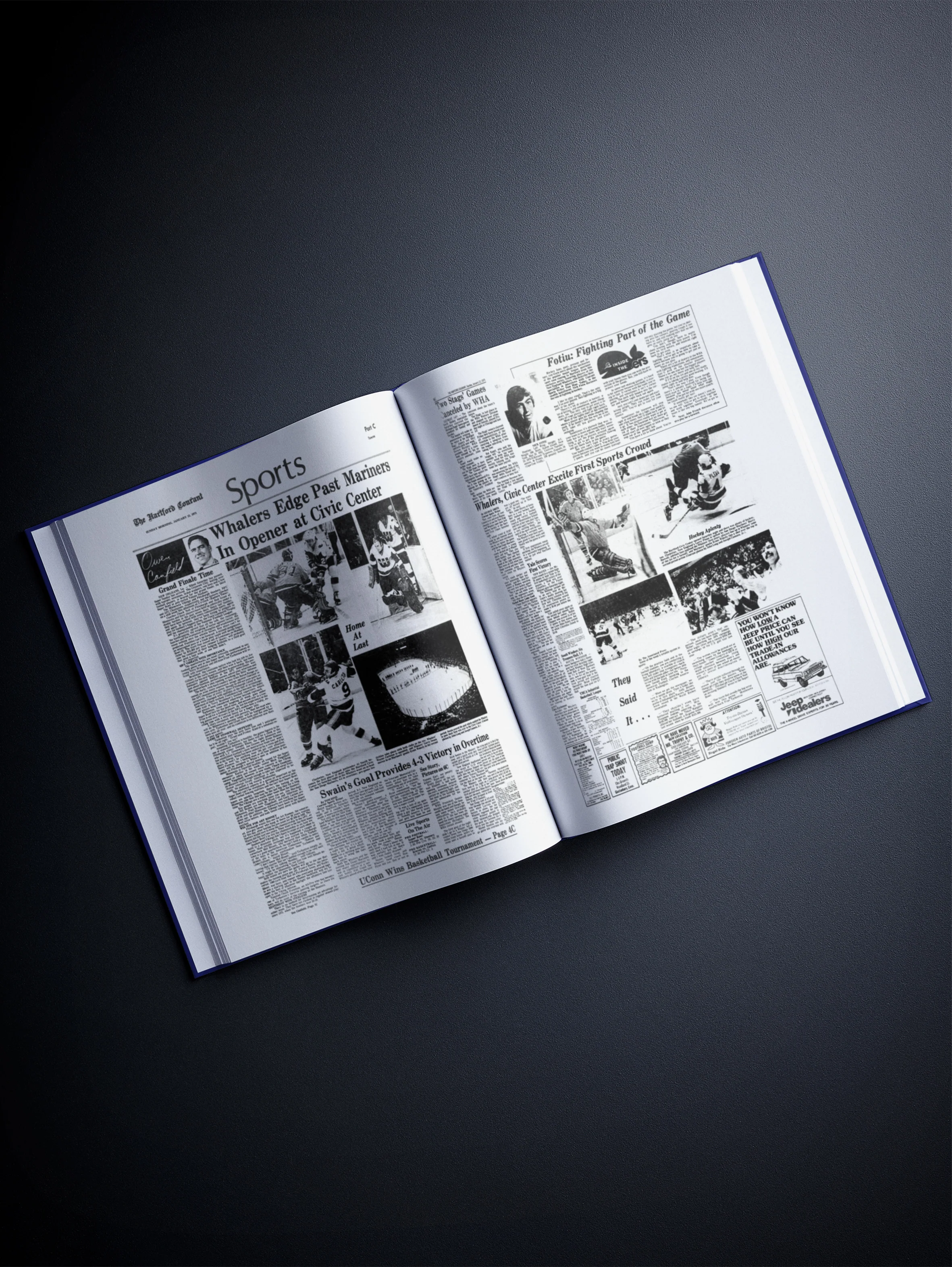 The Hockey History of Hartford Whalers Hartford Courant Edition - Image 8