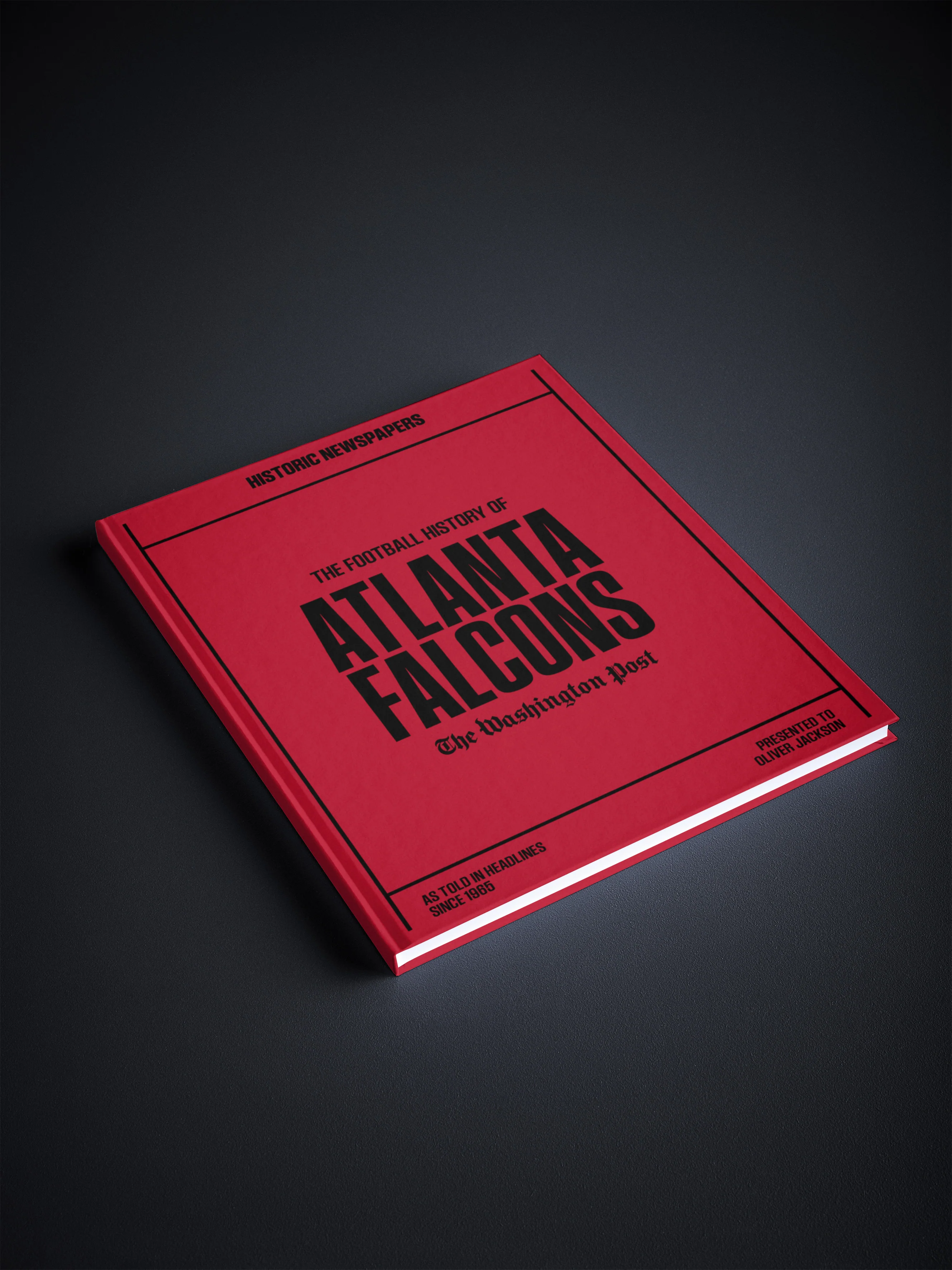 The Football History of Atlanta Falcons Washington Post Edition Book - Image 7