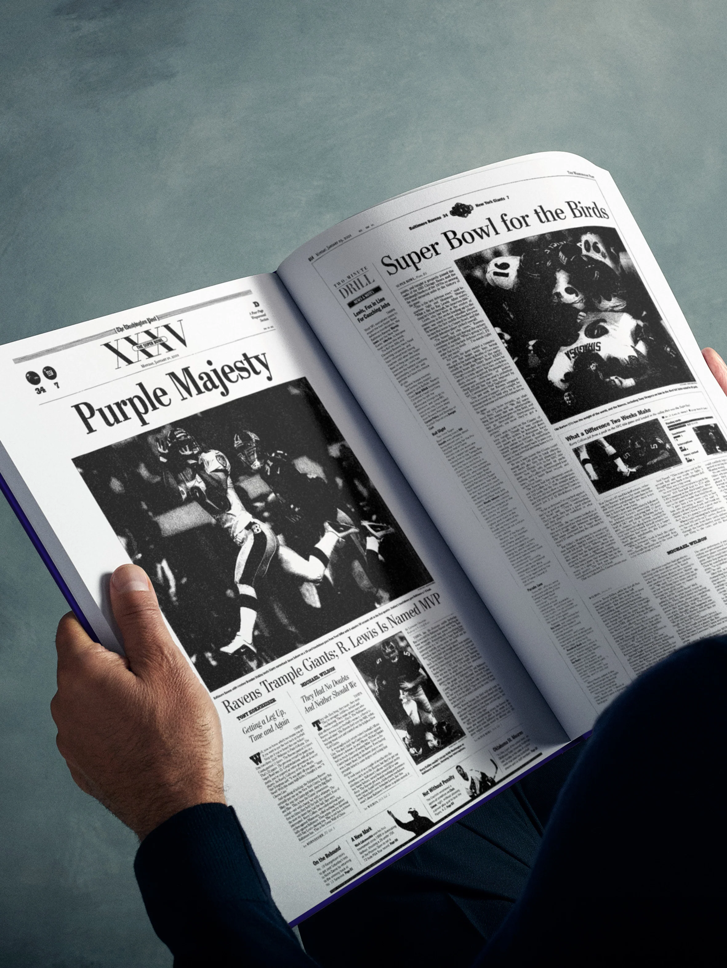 The Football History of Baltimore Ravens Washington Post Edition Book - Image 3