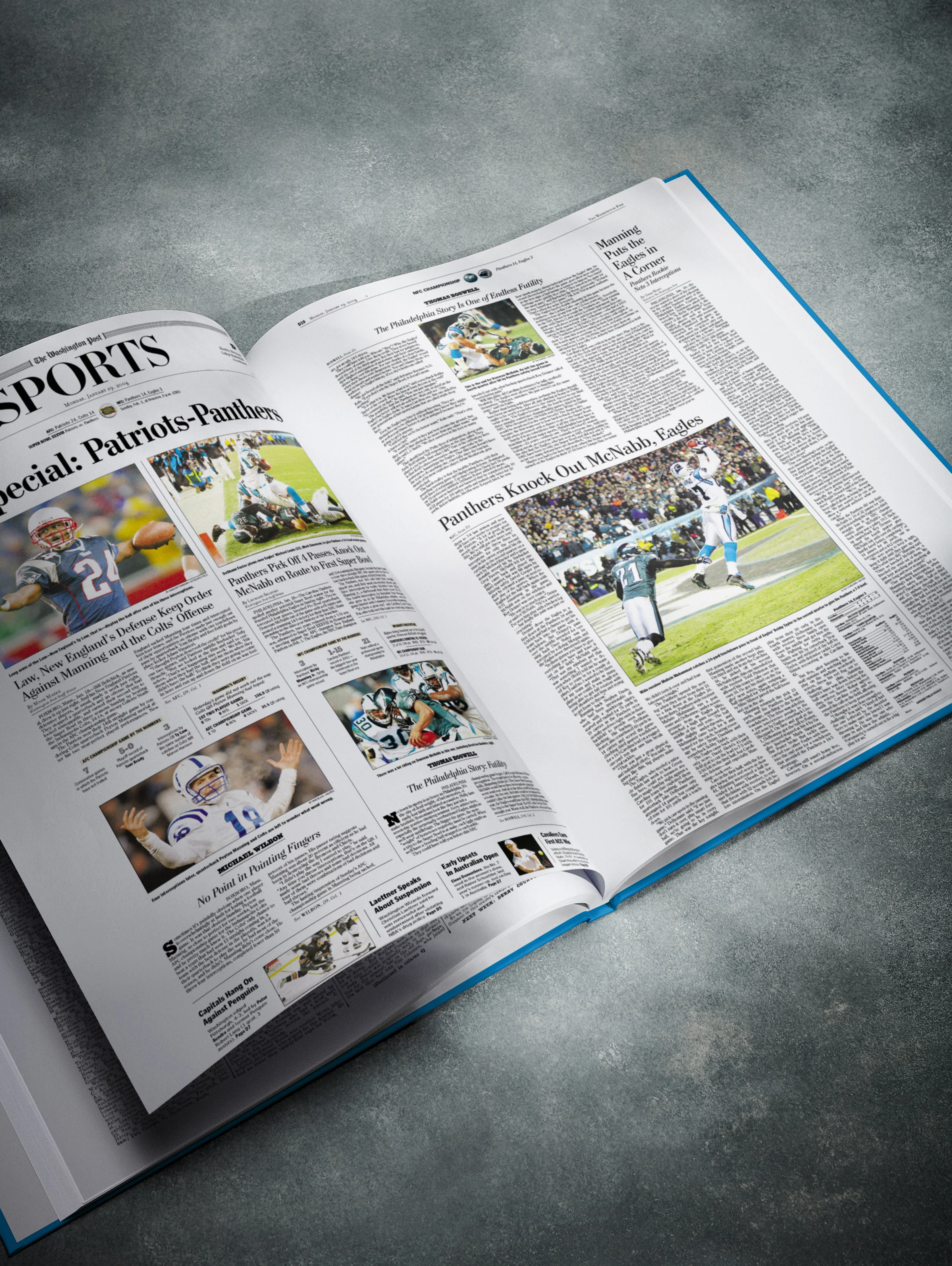 The Football History of Carolina Panthers Washington Post Edition Book - Image 5
