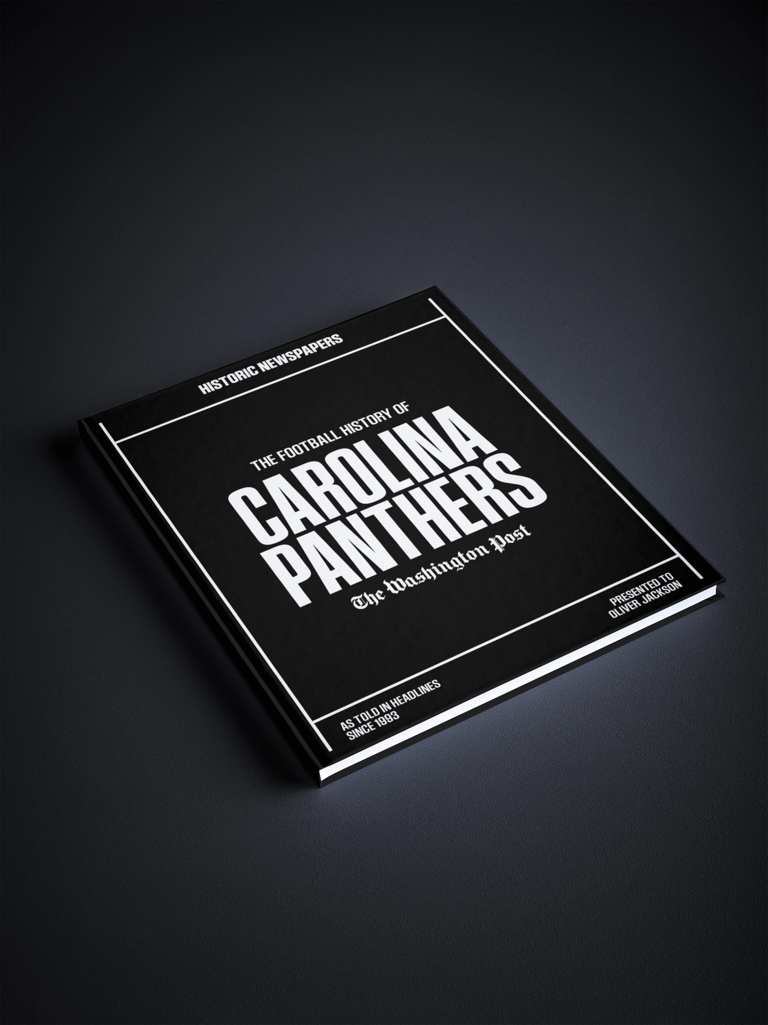 The Football History of Carolina Panthers Washington Post Edition Book - Image 6