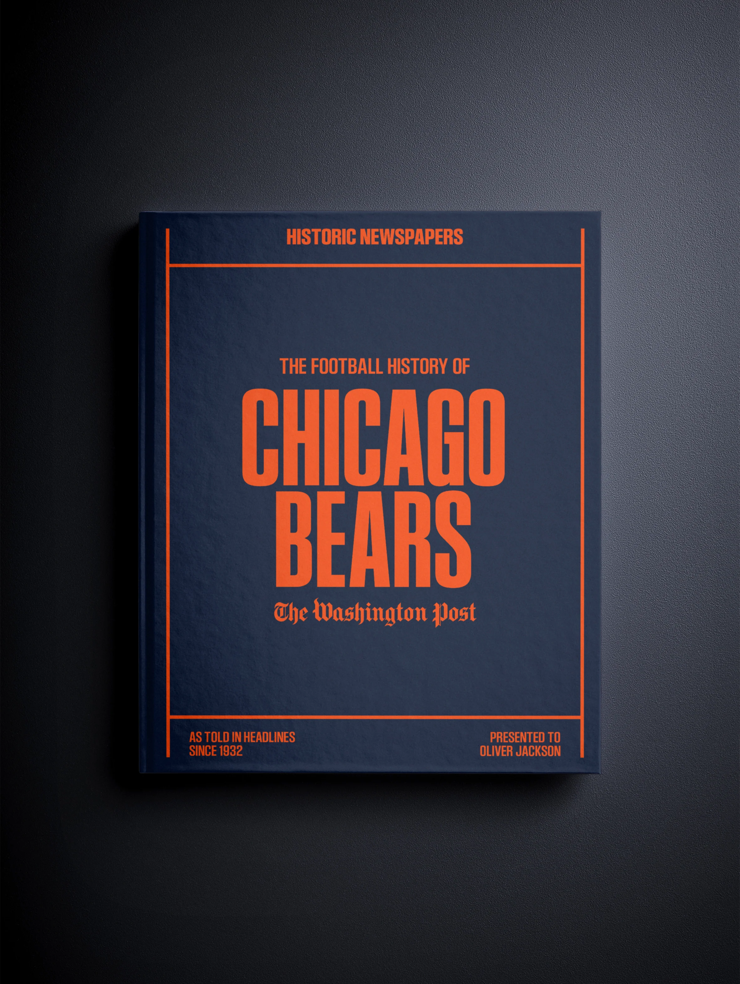 The Football History of Chicago Bears Washington Post Edition Book - Image 10