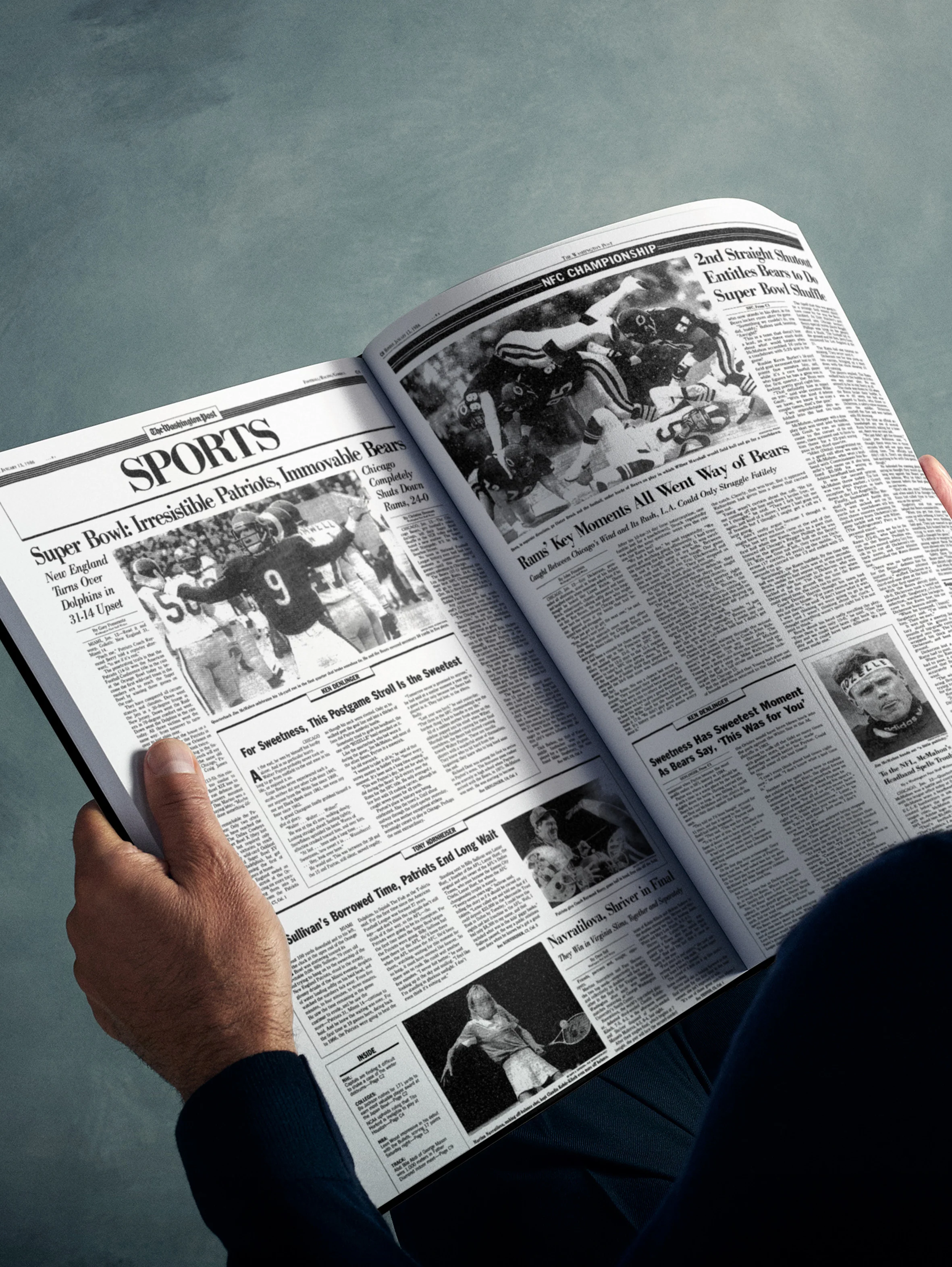 The Football History of Chicago Bears Washington Post Edition Book - Image 6