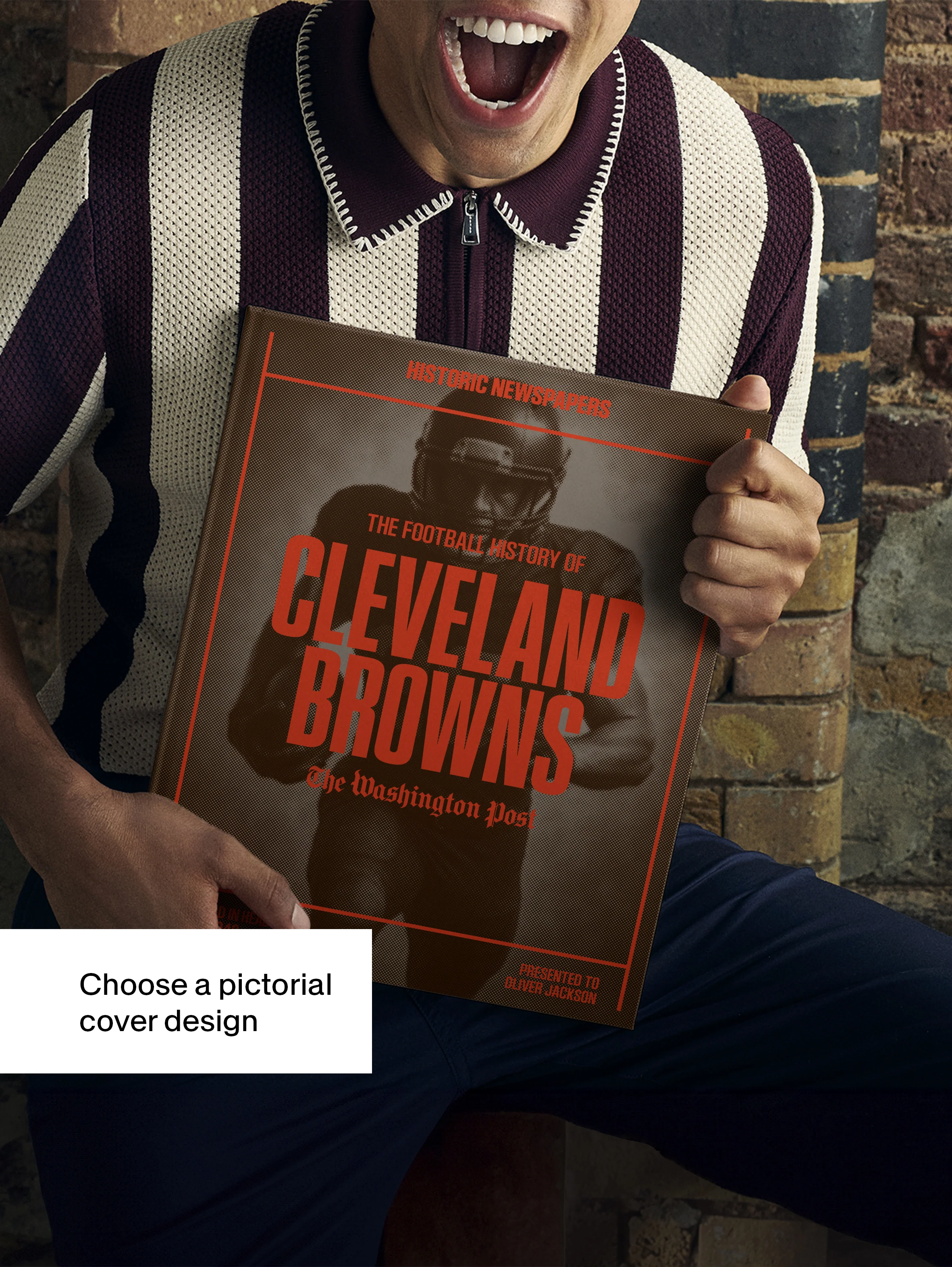 The Football History of Cleveland Browns Washington Post Edition Book - Image 4