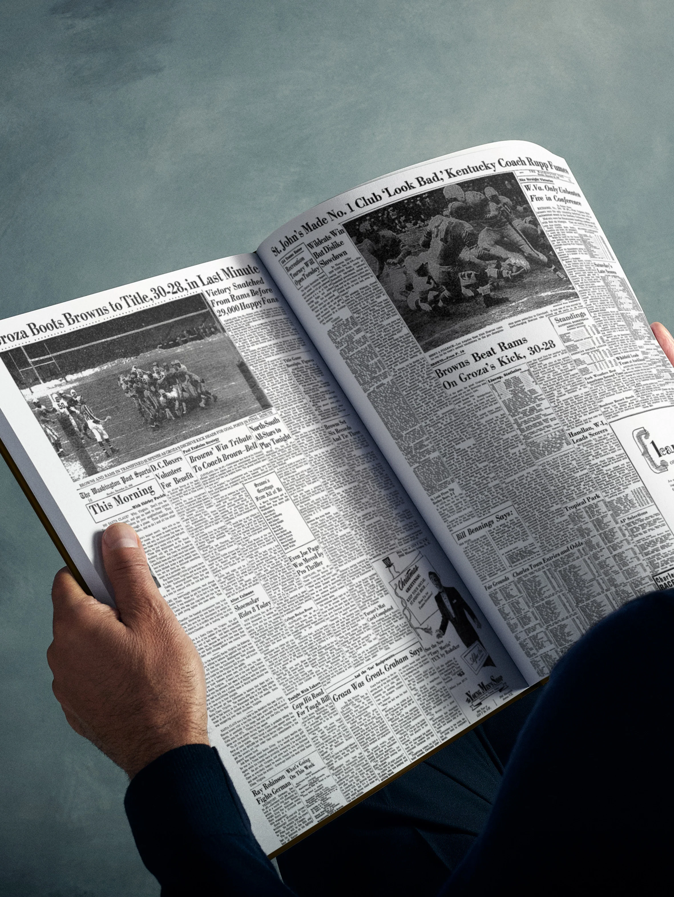The Football History of Cleveland Browns Washington Post Edition Book - Image 7