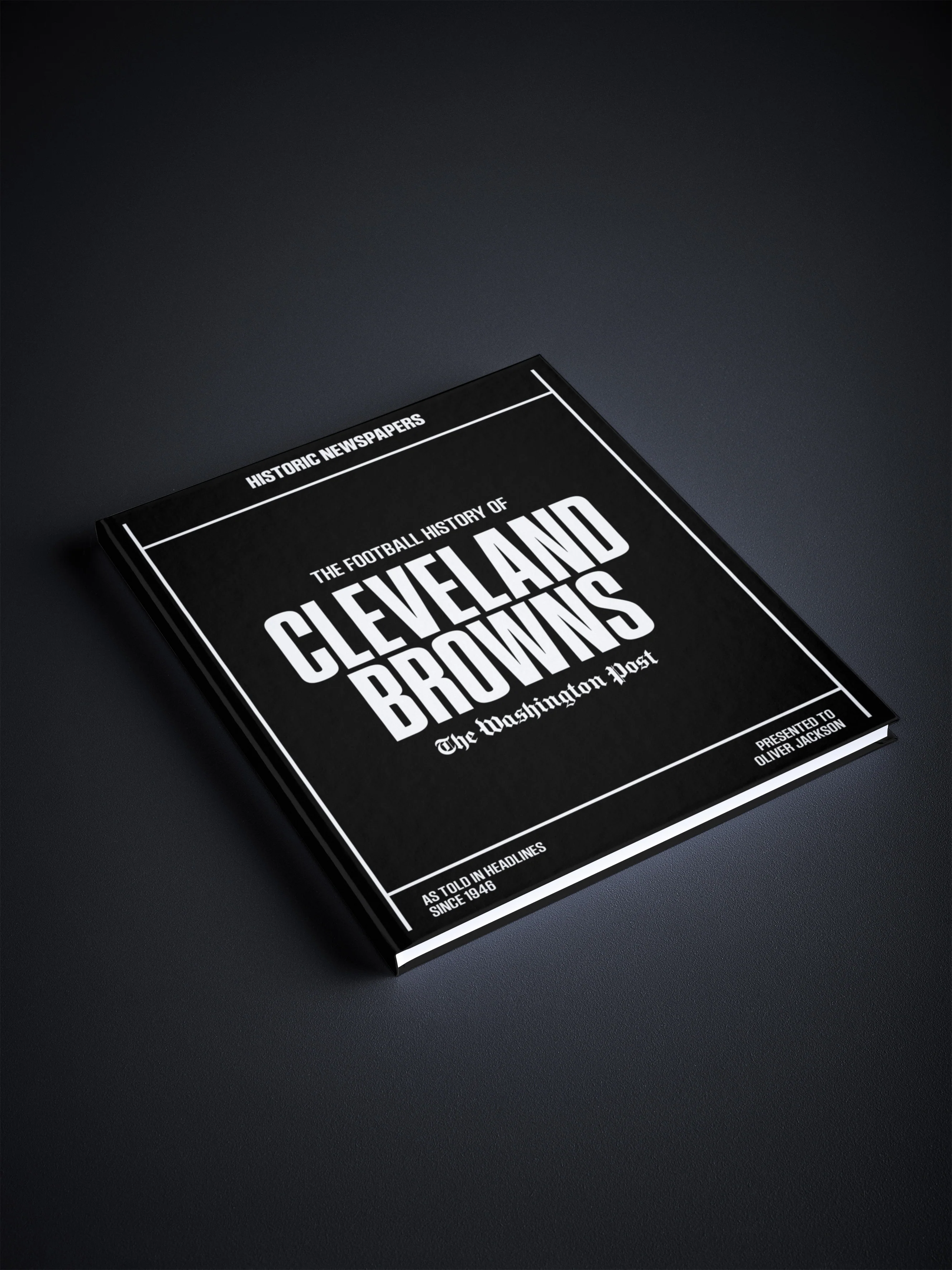 The Football History of Cleveland Browns Washington Post Edition Book - Image 8