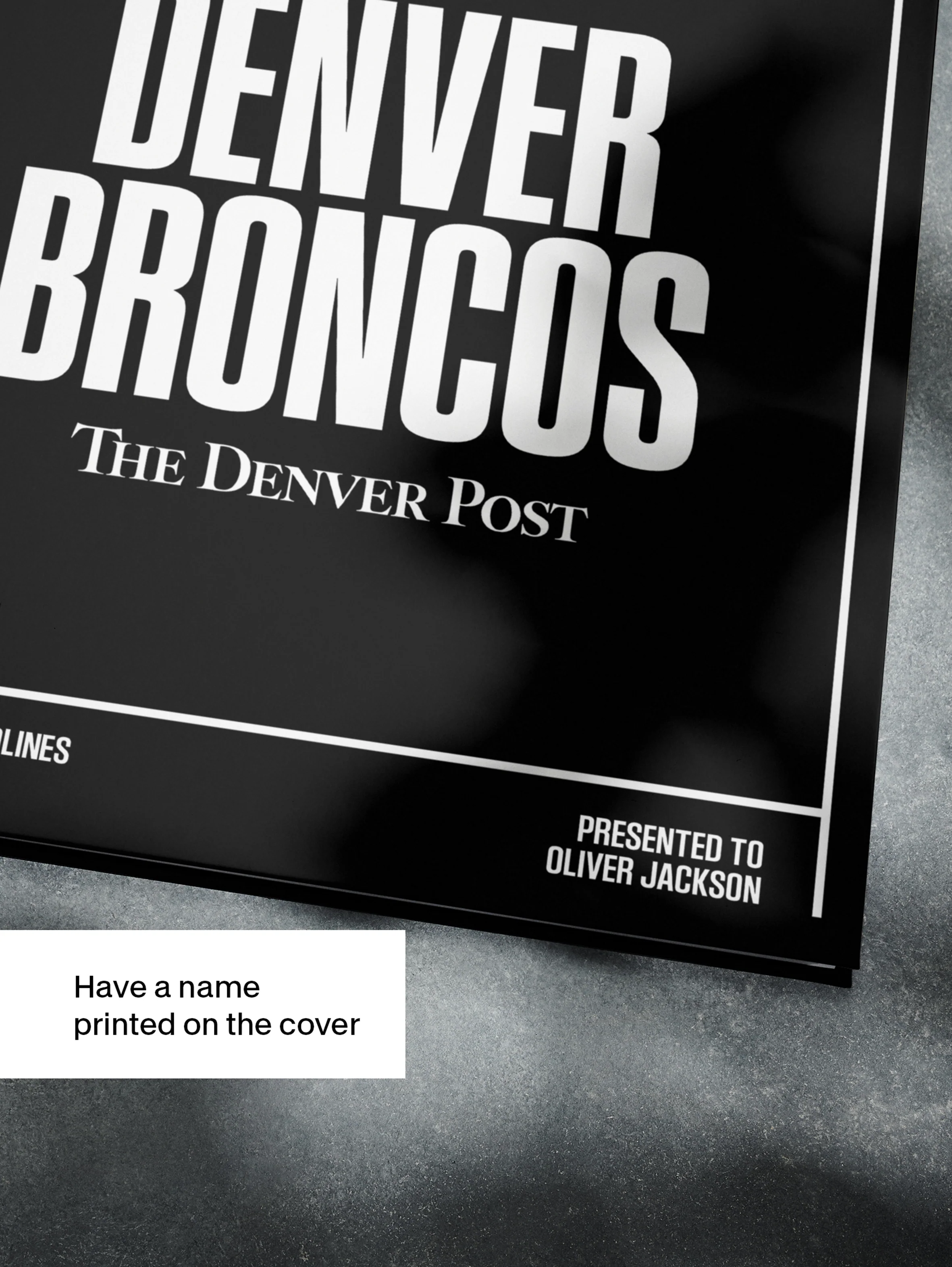 The Football History of Denver Broncos Denver Post Edition Book - Image 3