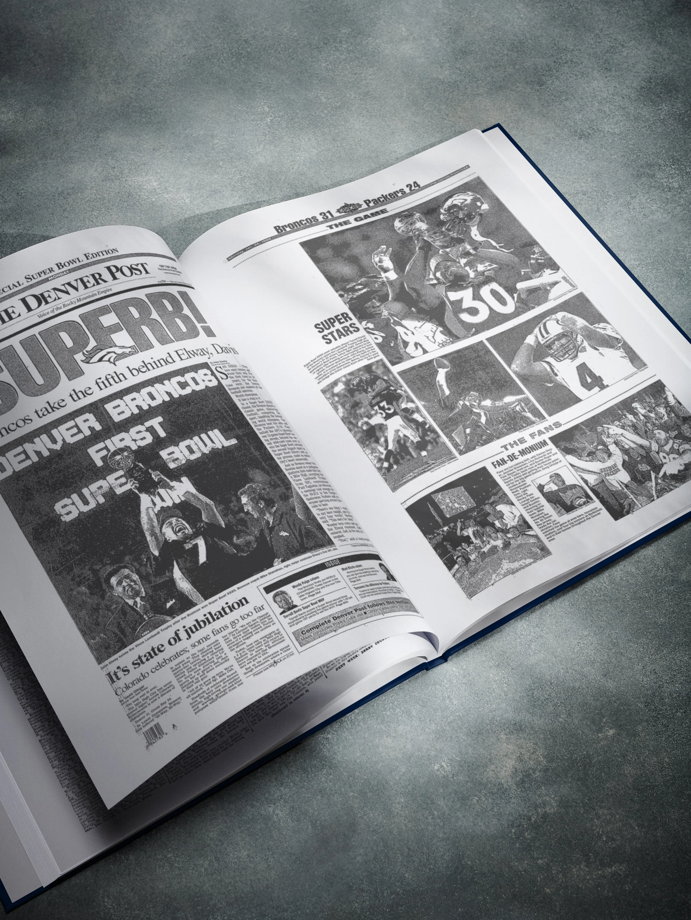 The Football History of Denver Broncos Denver Post Edition Book - Image 4