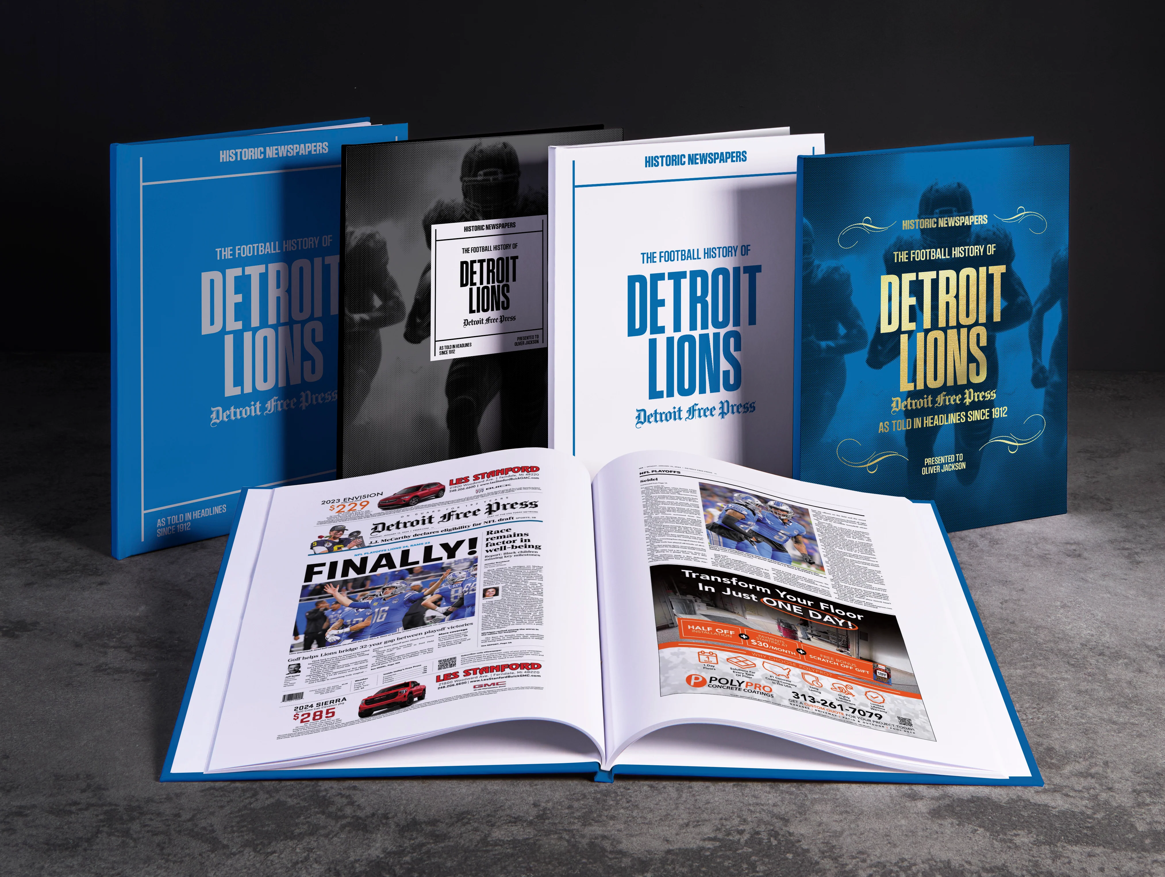 The Football History of Detroit Lions Washington Post Edition Book - Image 2