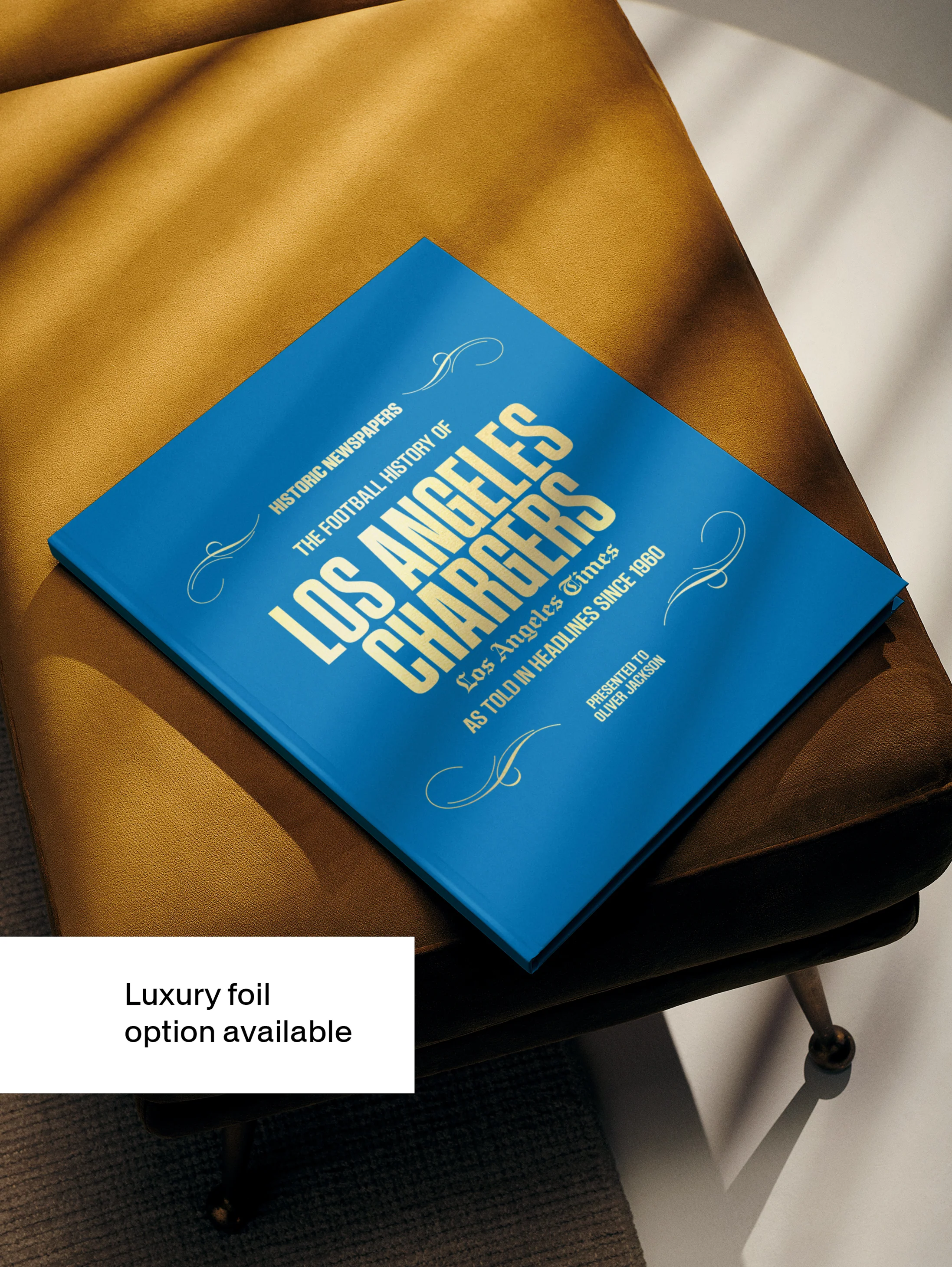 The Football History of Los Angeles Chargers Los Angeles Times Edition Book - Image 8