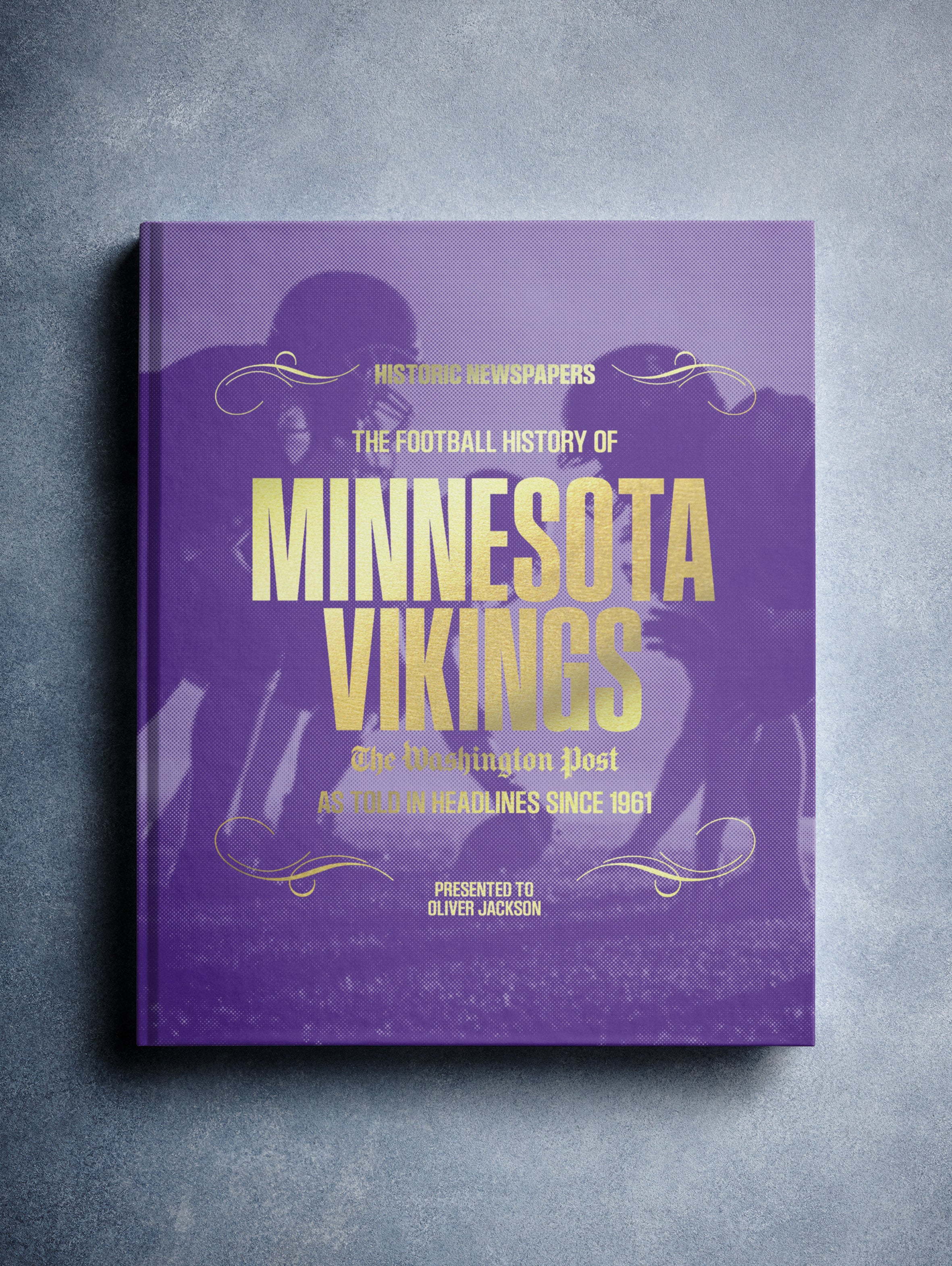 The Football History of Minnesota Vikings Washington Post Edition Book - Image 9