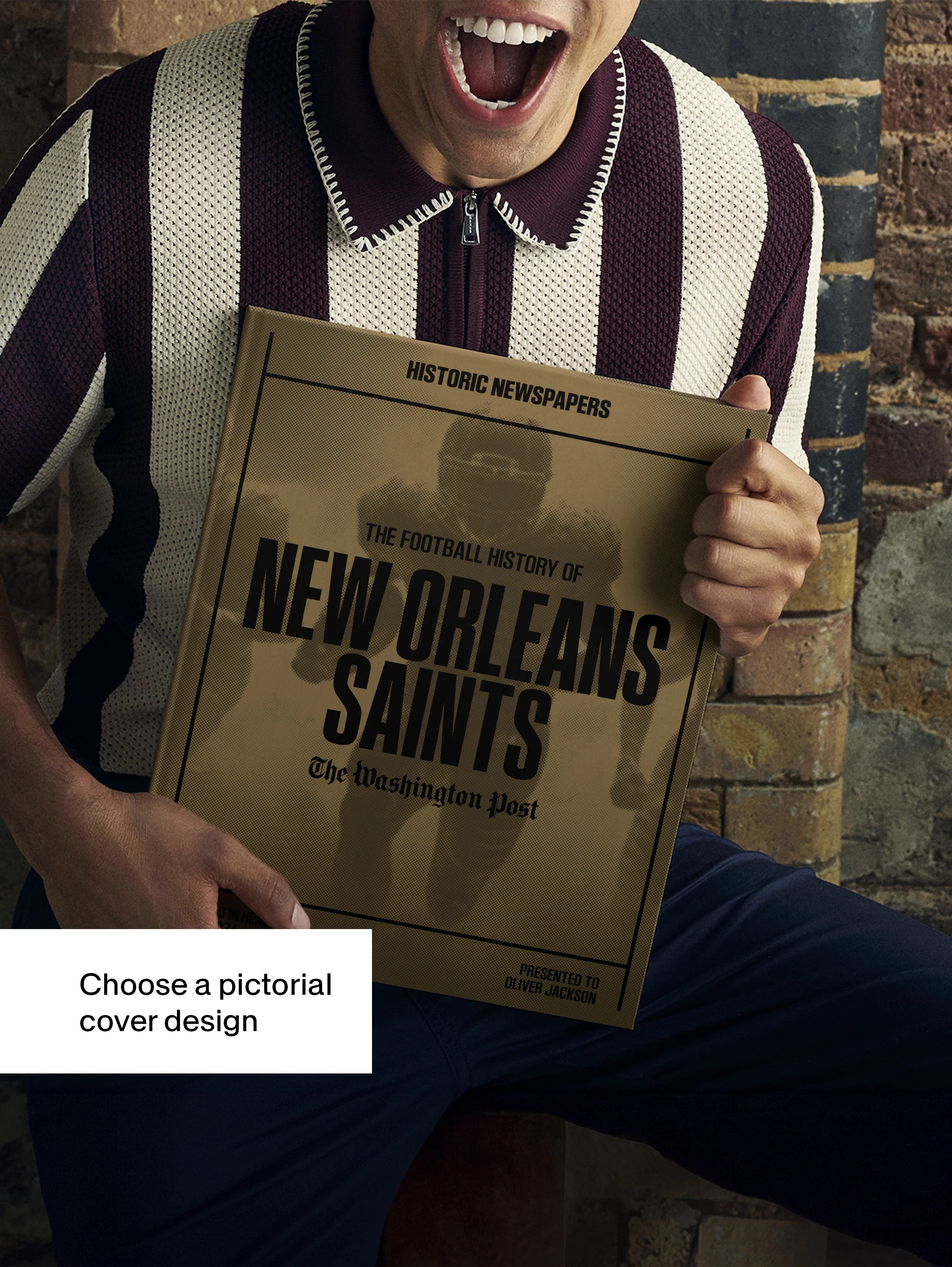 The Football History of New Orleans Saints Washington Post Edition Book - Image 8