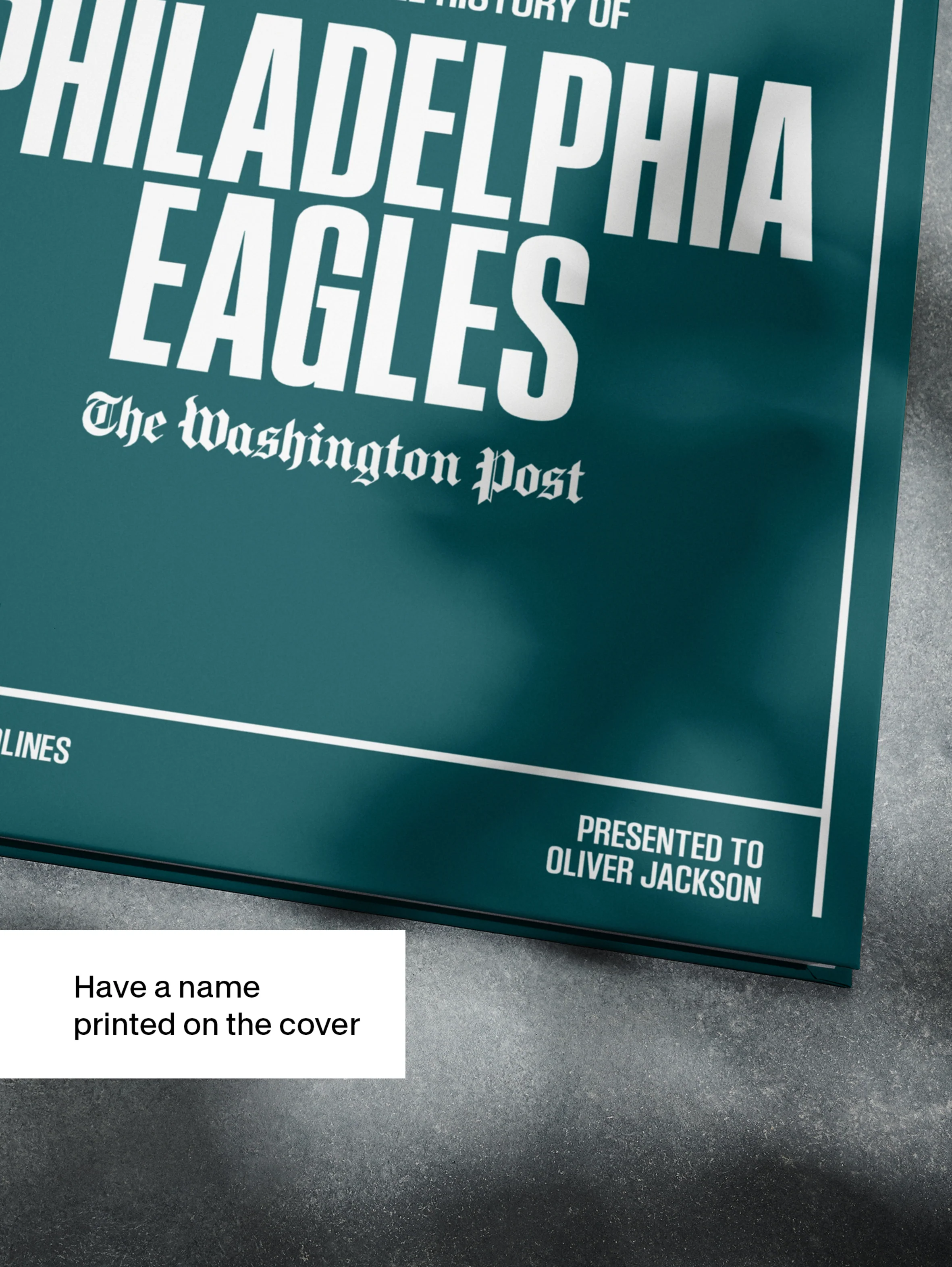 The Football History of Philadelphia Eagles Washington Post Edition Book - Image 9