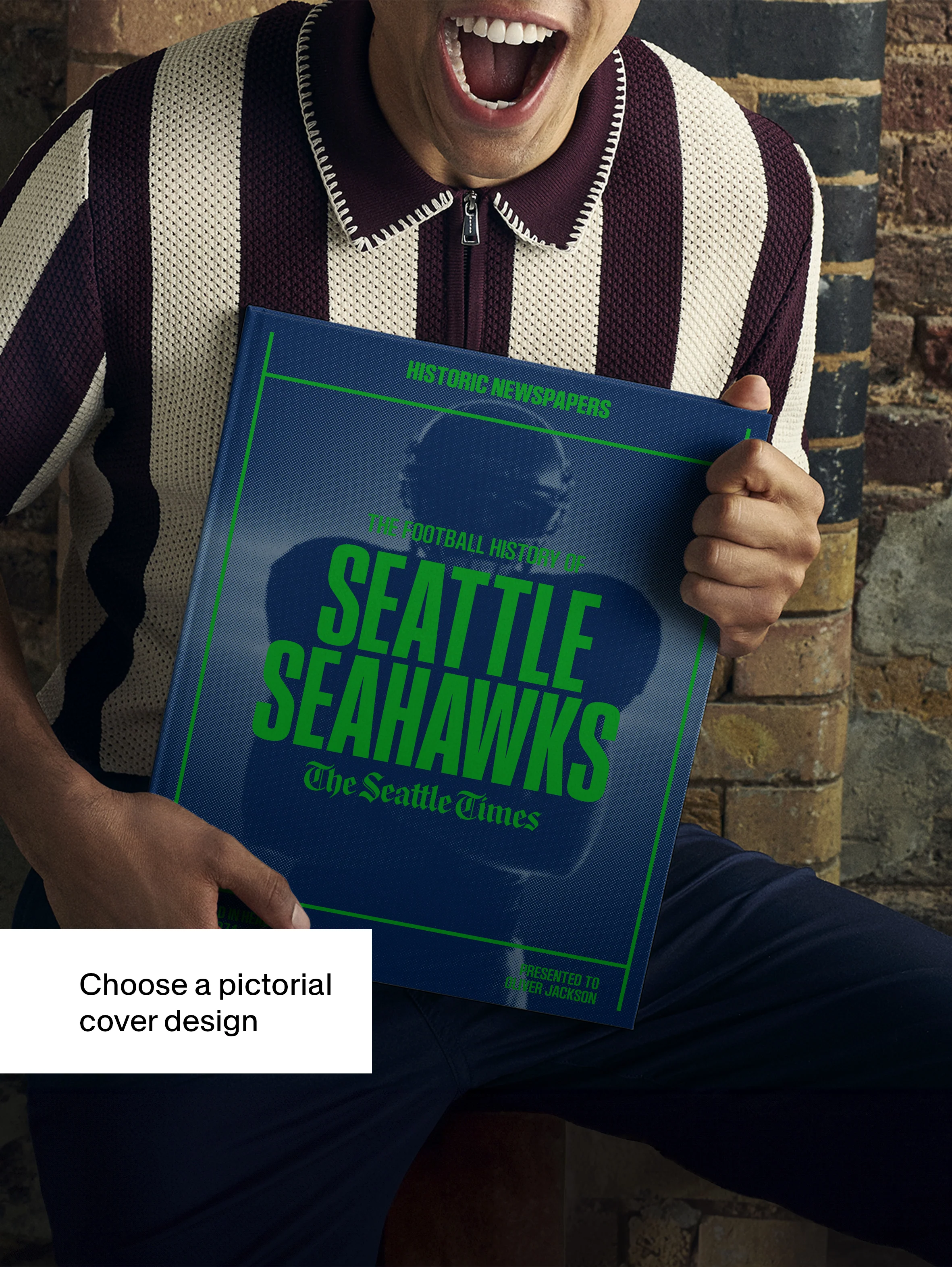 The Football History of Seattle Seahawks Seattle Times Edition Book - Image 3
