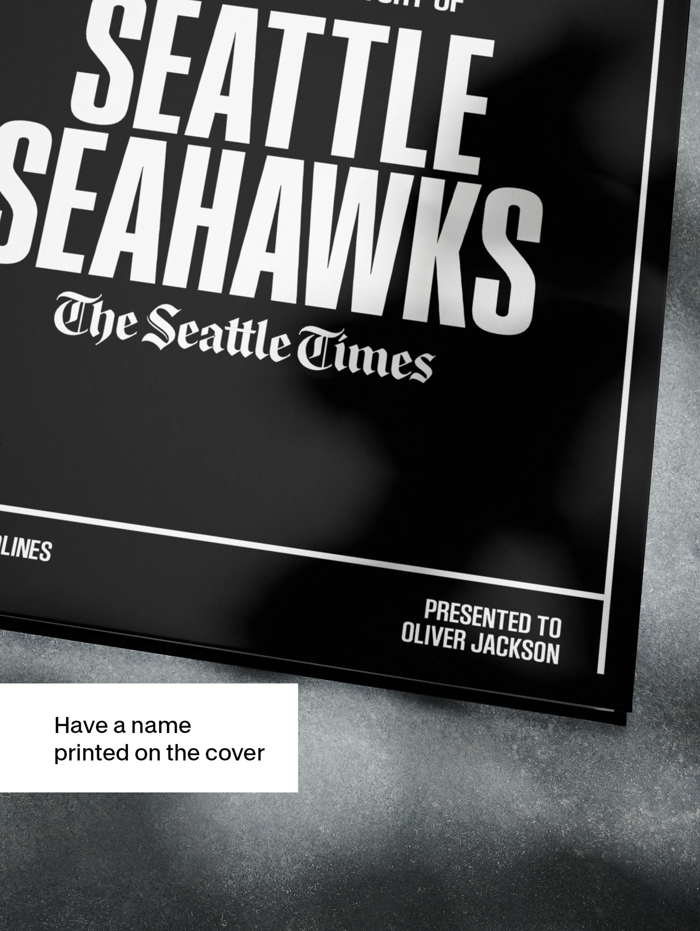 The Football History of Seattle Seahawks Seattle Times Edition Book - Image 4