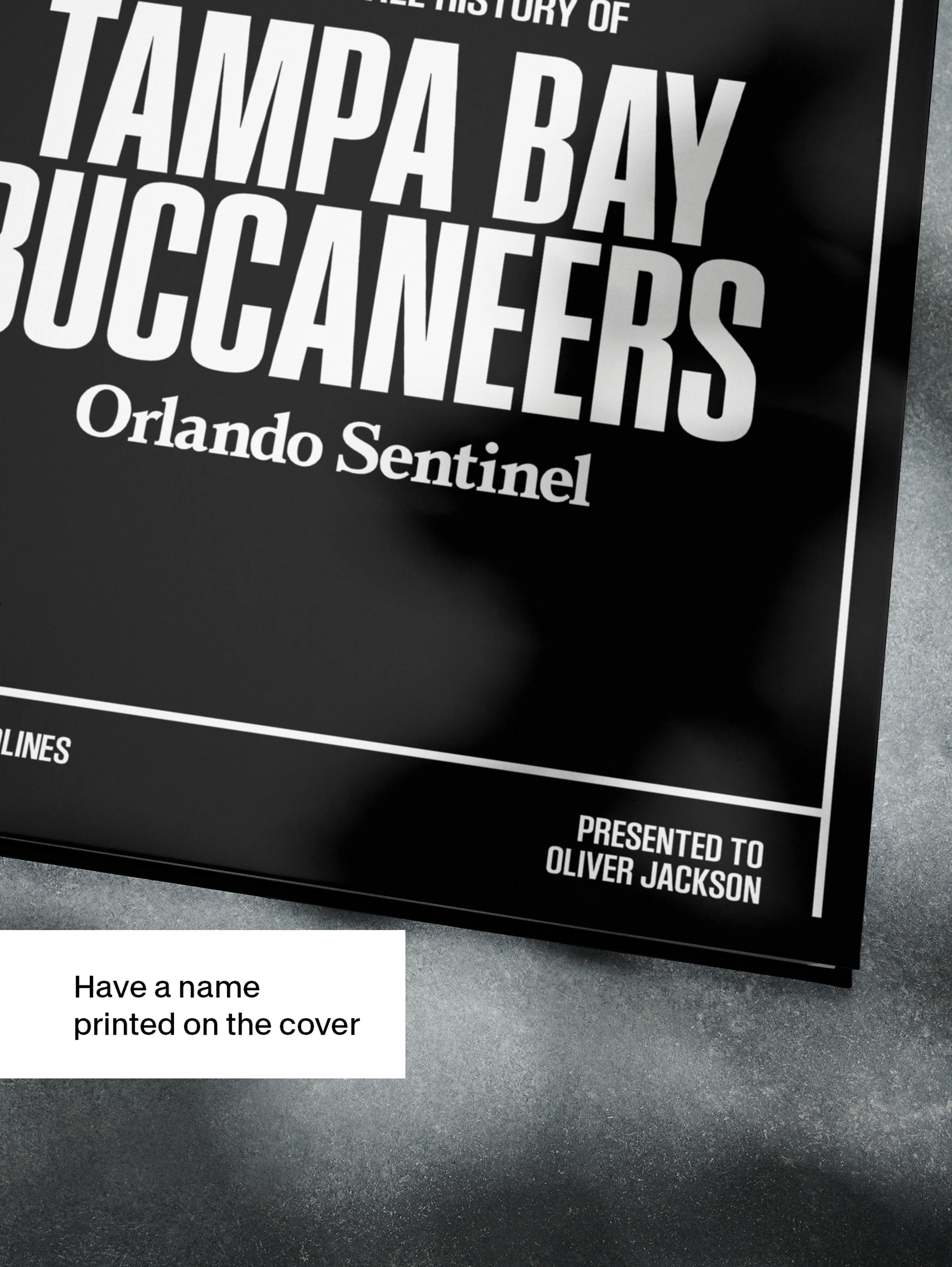 The Football History of Tampa Bay Buccaneers Orlando Sentinel Edition Book - Image 5